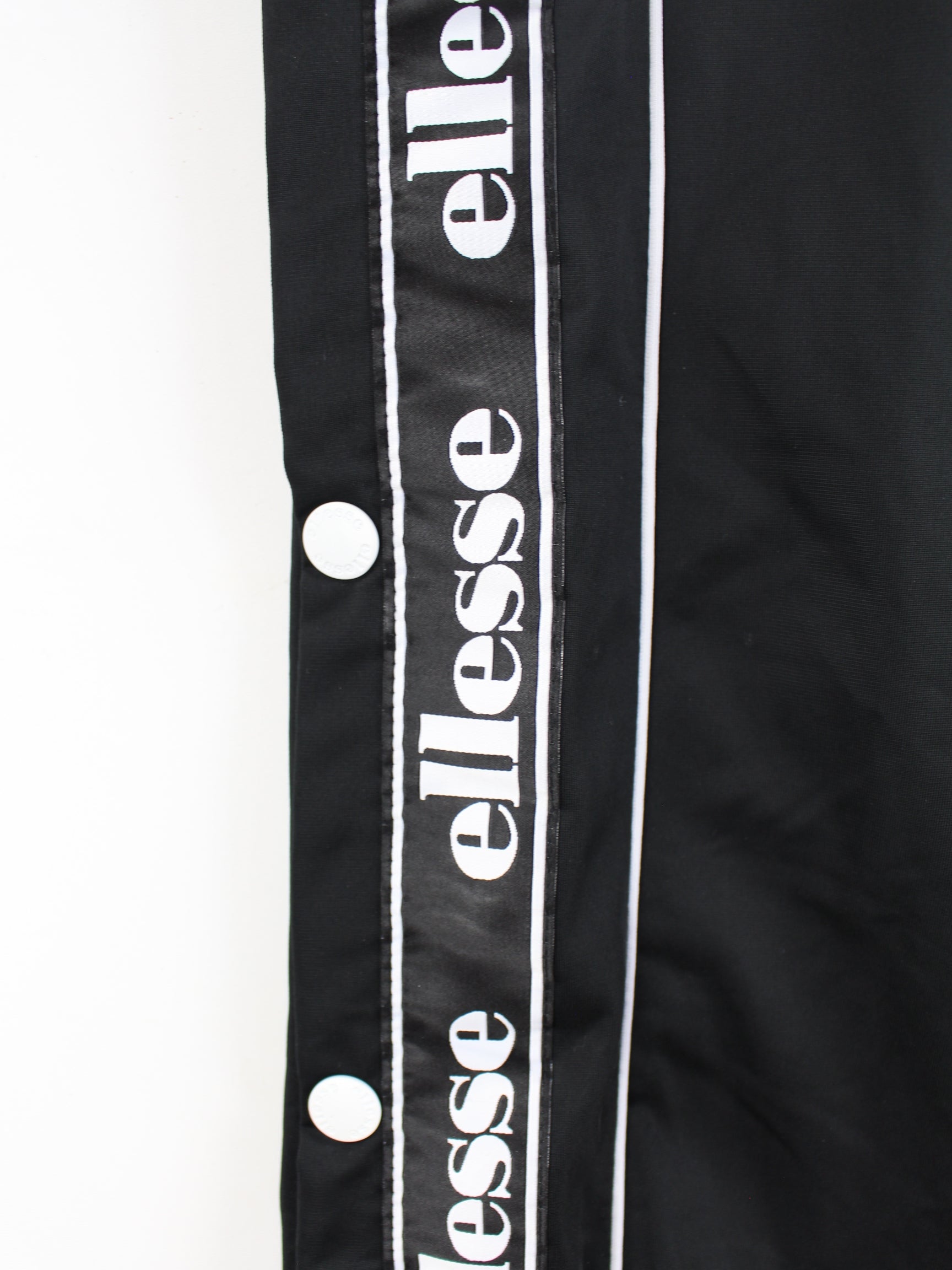 Ellesse Tape Button Track Pants Black S Peeces