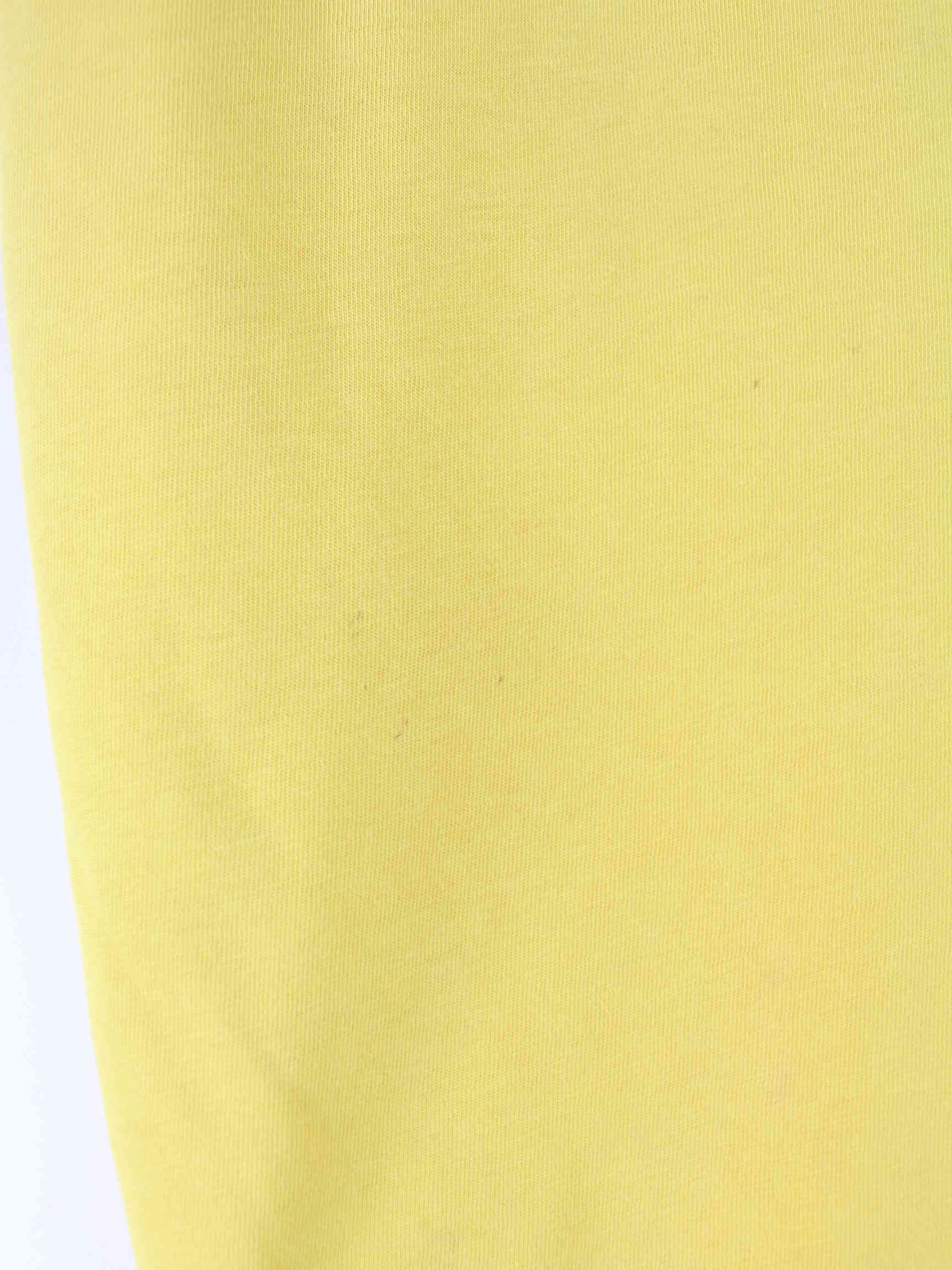 Nike Damen 90s Vintage Swoosh T-Shirt Gelb XS (detail image 4)