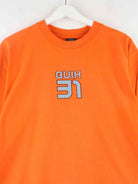 Quiksilver 90s Vintage 31 Print T-Shirt Orange M (detail image 1)