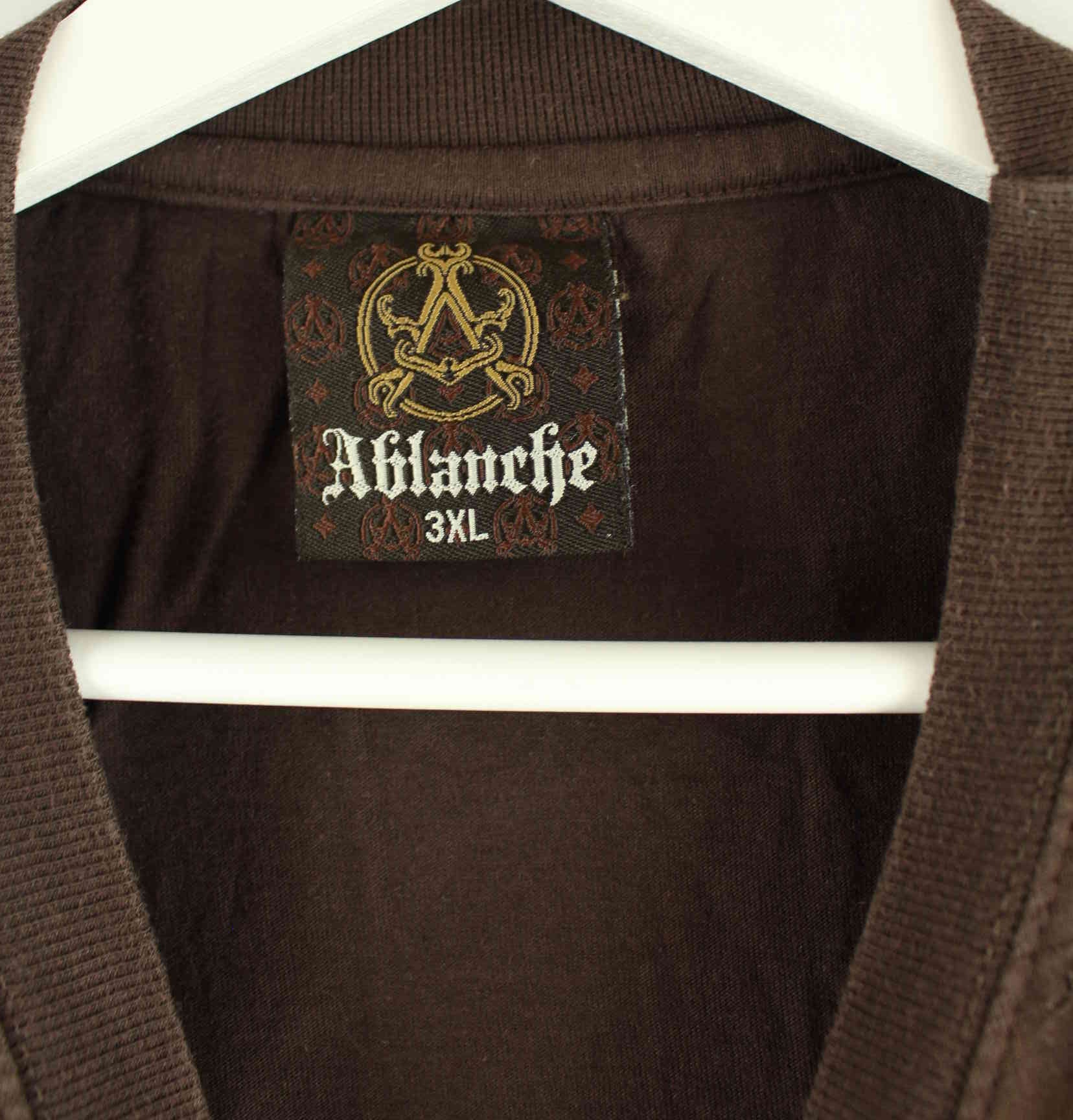 Ablanche y2k Print T-Shirt Braun 3XL (detail image 2)