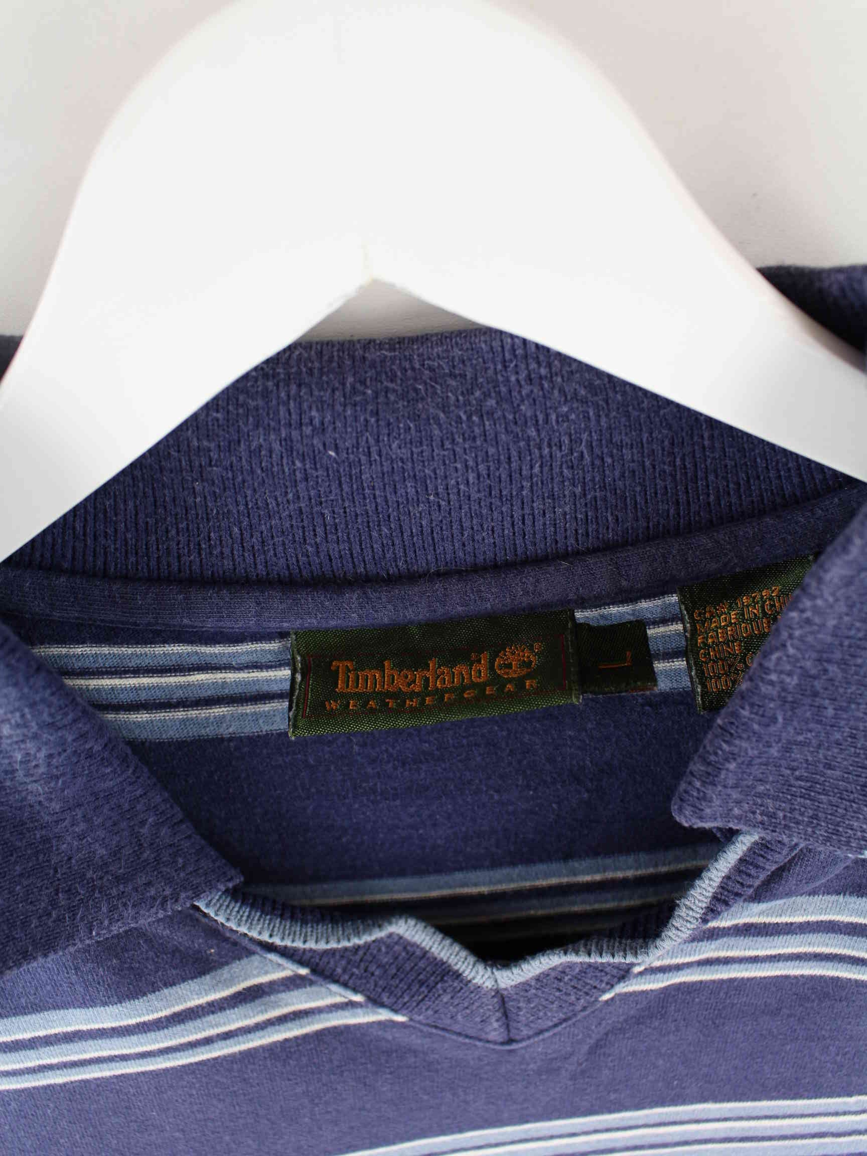 Timberland 00s Striped Heavy Polo Blau L (detail image 2)