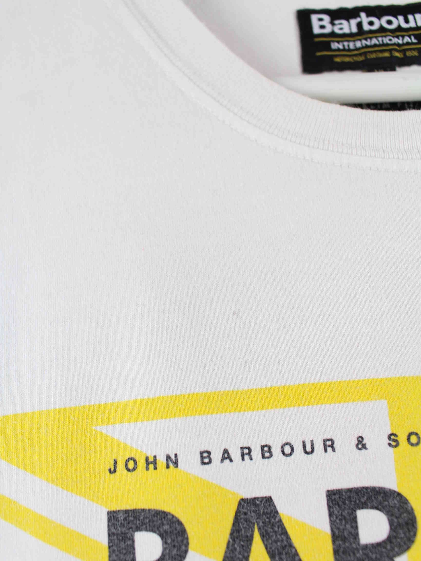 Barbour Print T-Shirt Weiß XL (detail image 7)