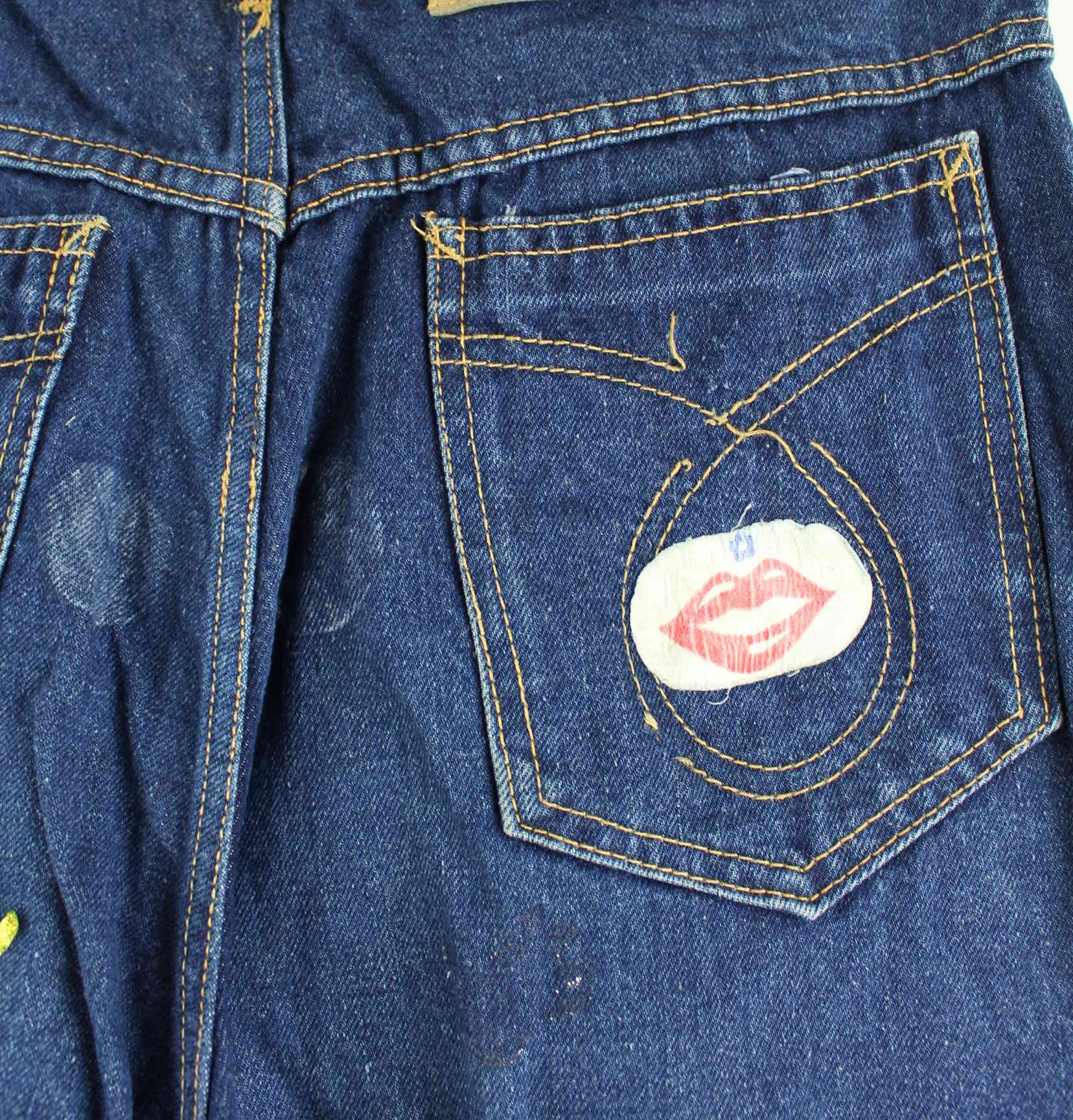 Vintage y2k Patched Jeans Blau W30 L38 (detail image 6)