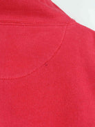 Vintage Damen 90s Ole Miss Embroidered Half Zip Sweater Rot S (detail image 4)