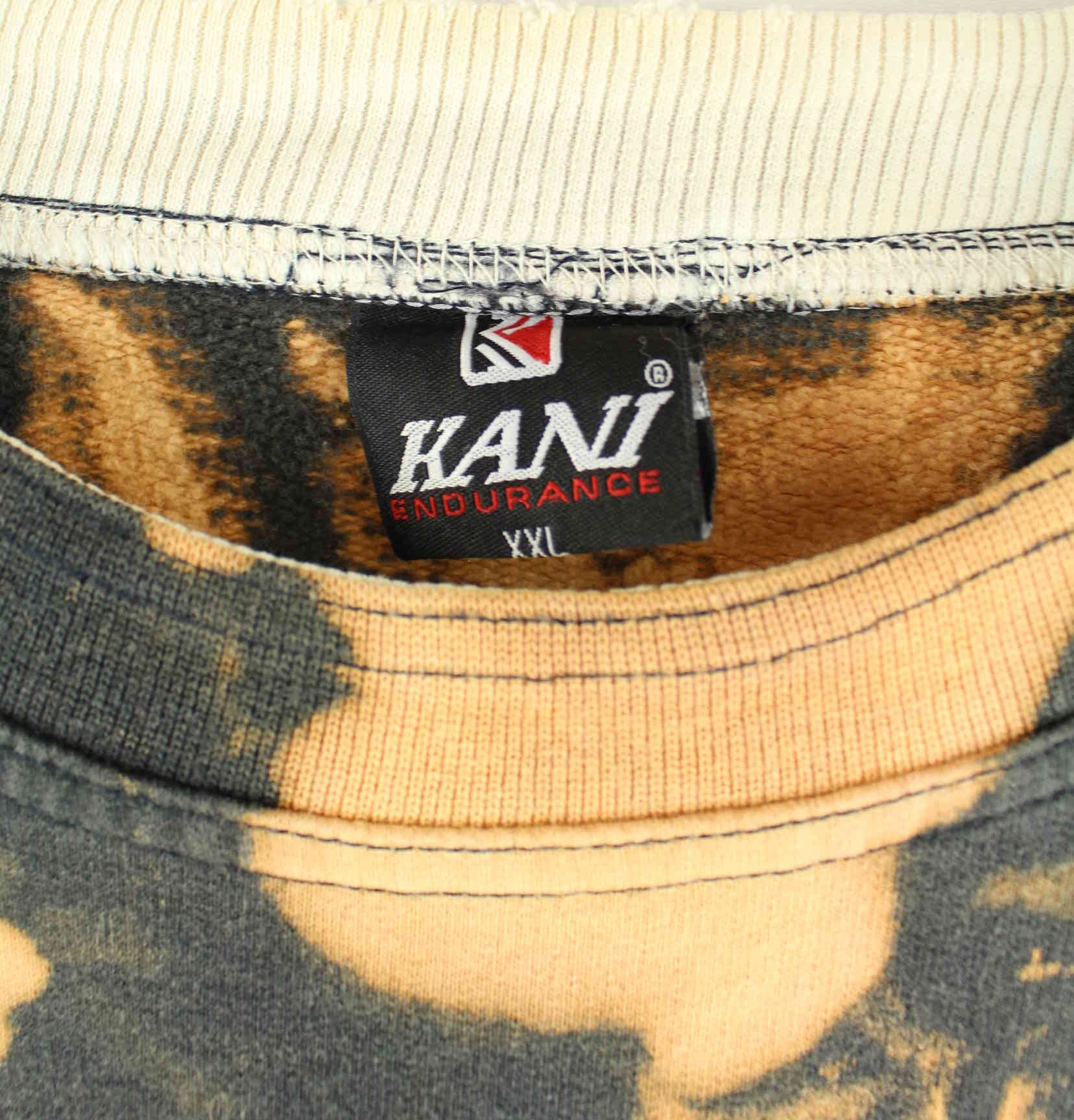 Karl Kani 00s Embroidered Tie Dye Sweater Grau XL (detail image 2)