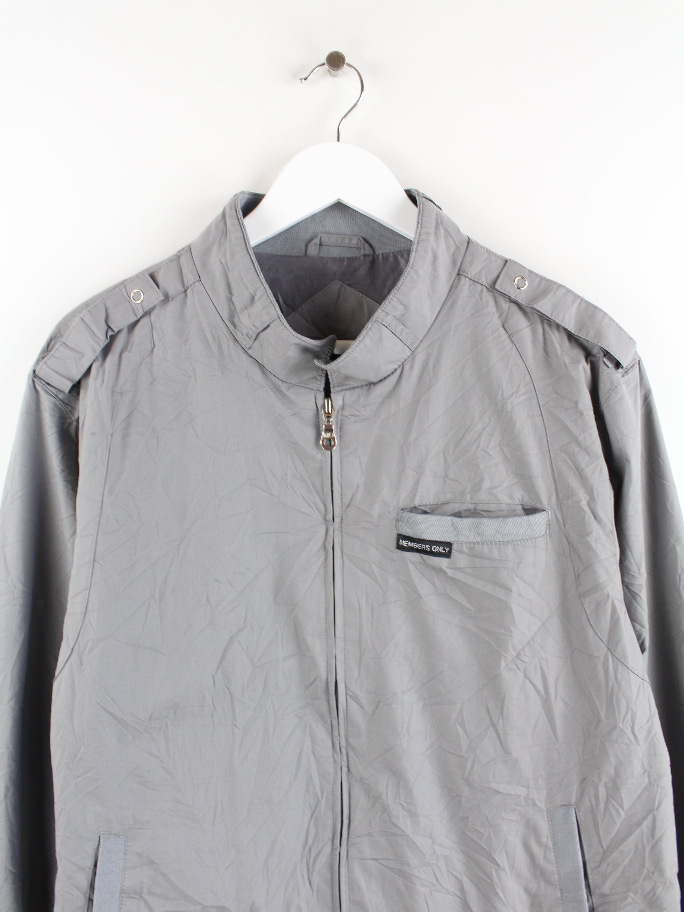 Gray members outlet only jacket