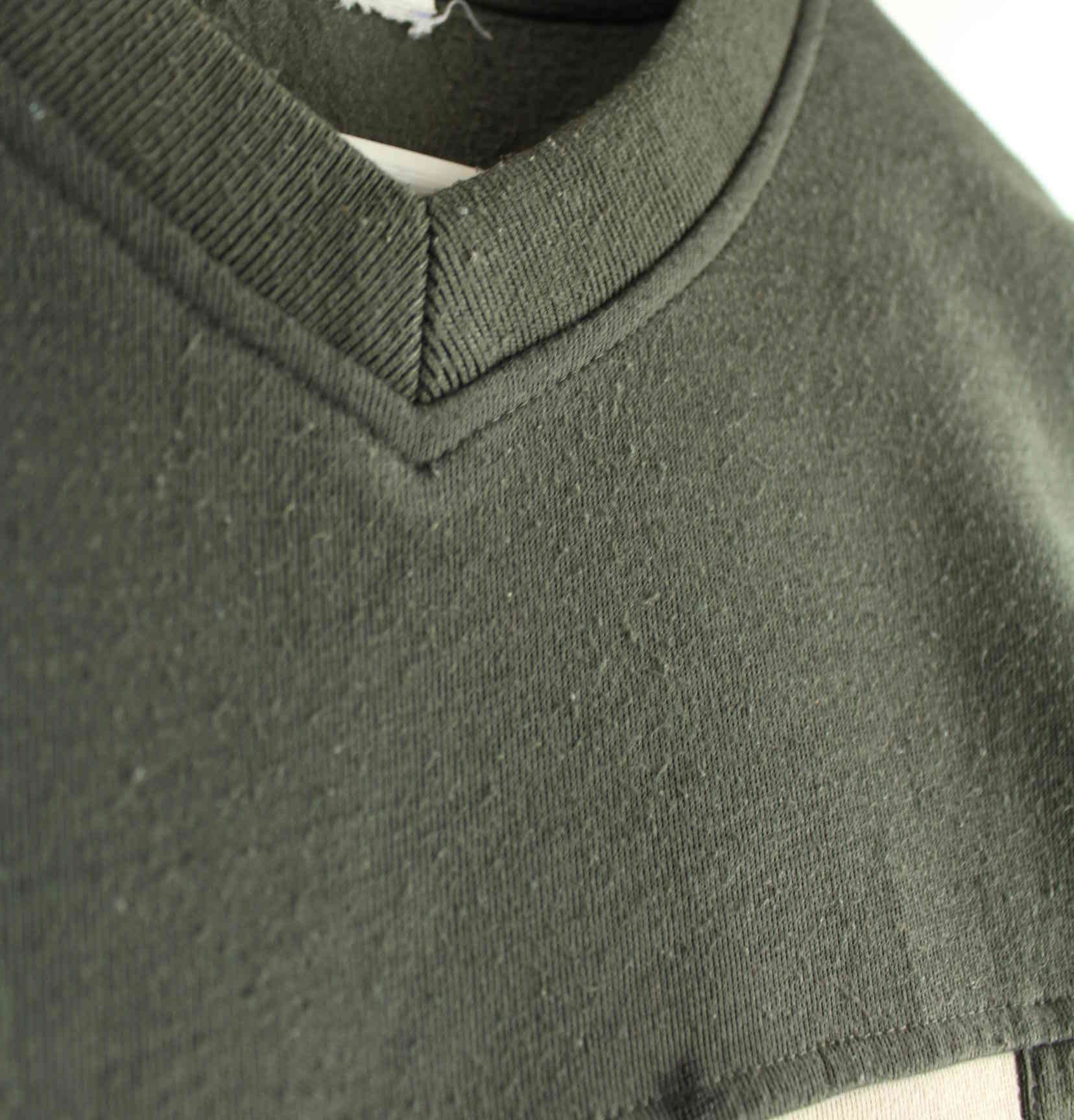 Adidas 90s Vintage Performance V-Neck Sweater Grün L (detail image 2)