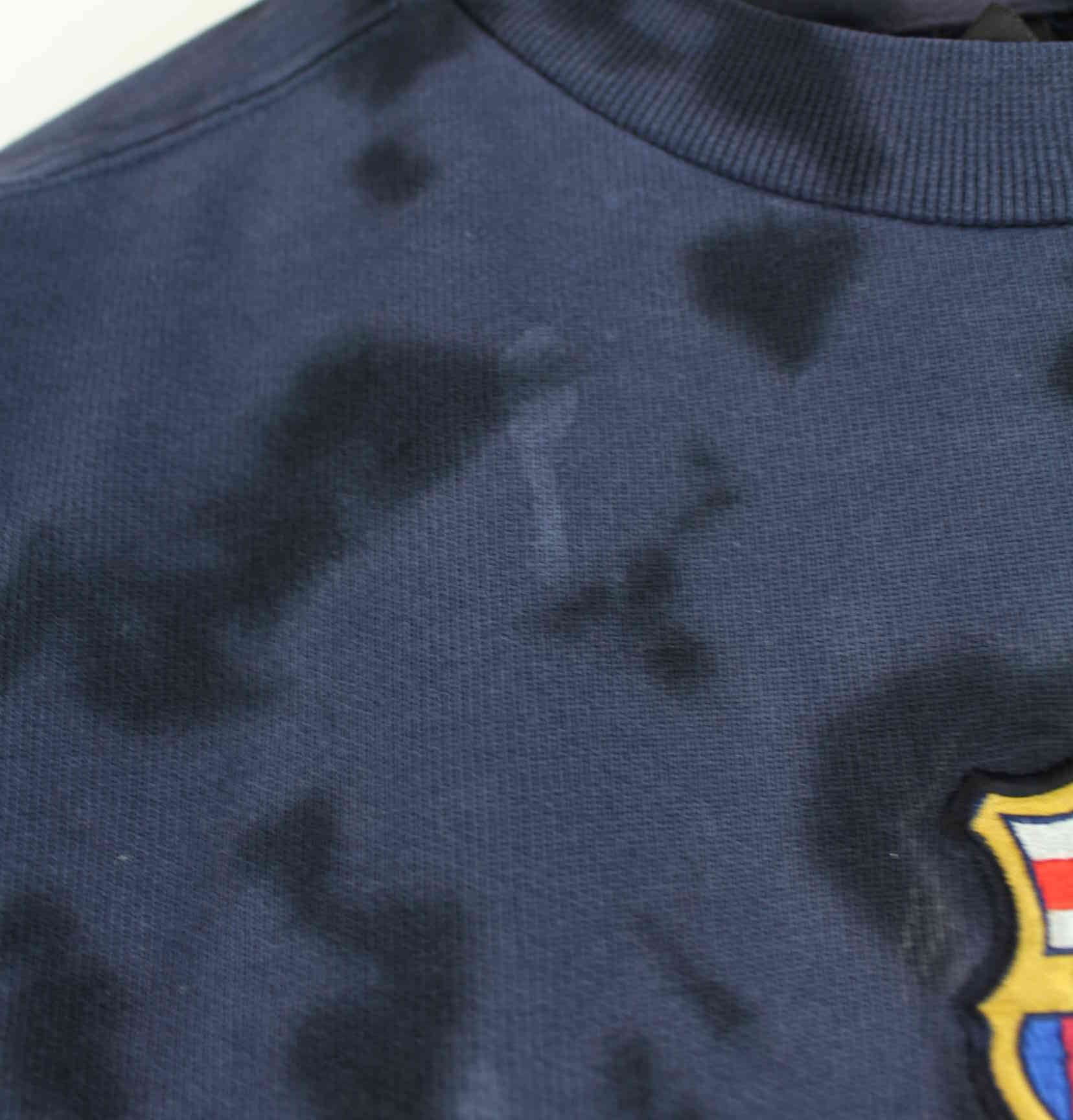Nike 1999 Vintage Real Madrid Center Swoosh Tie Dye Sweater Blau S (detail image 3)