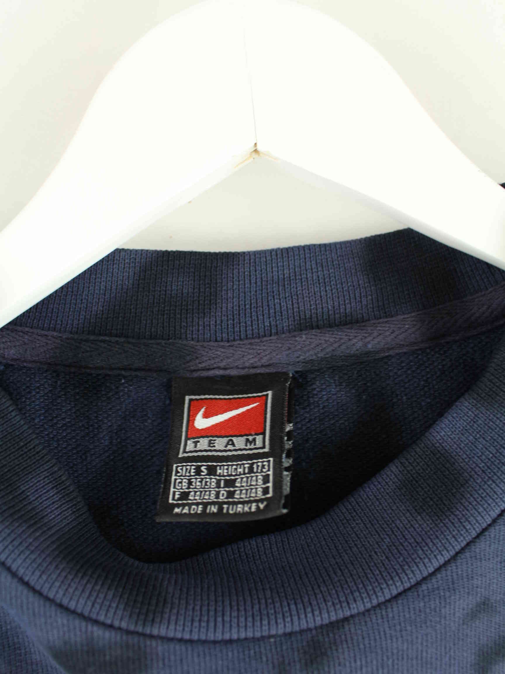 Nike 1999 Vintage Real Madrid Center Swoosh Tie Dye Sweater Blau S (detail image 5)