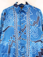 Vintage y2k Hawaii Pattern Hemd Blau L (detail image 1)