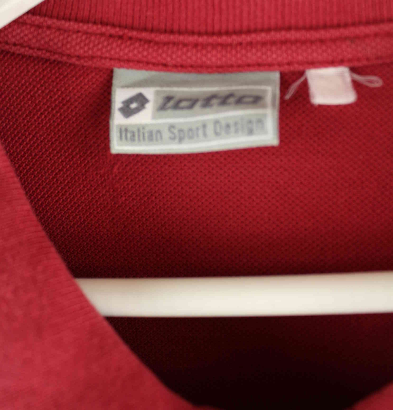 Lotto 00s Langarm Polo Rot L (detail image 2)