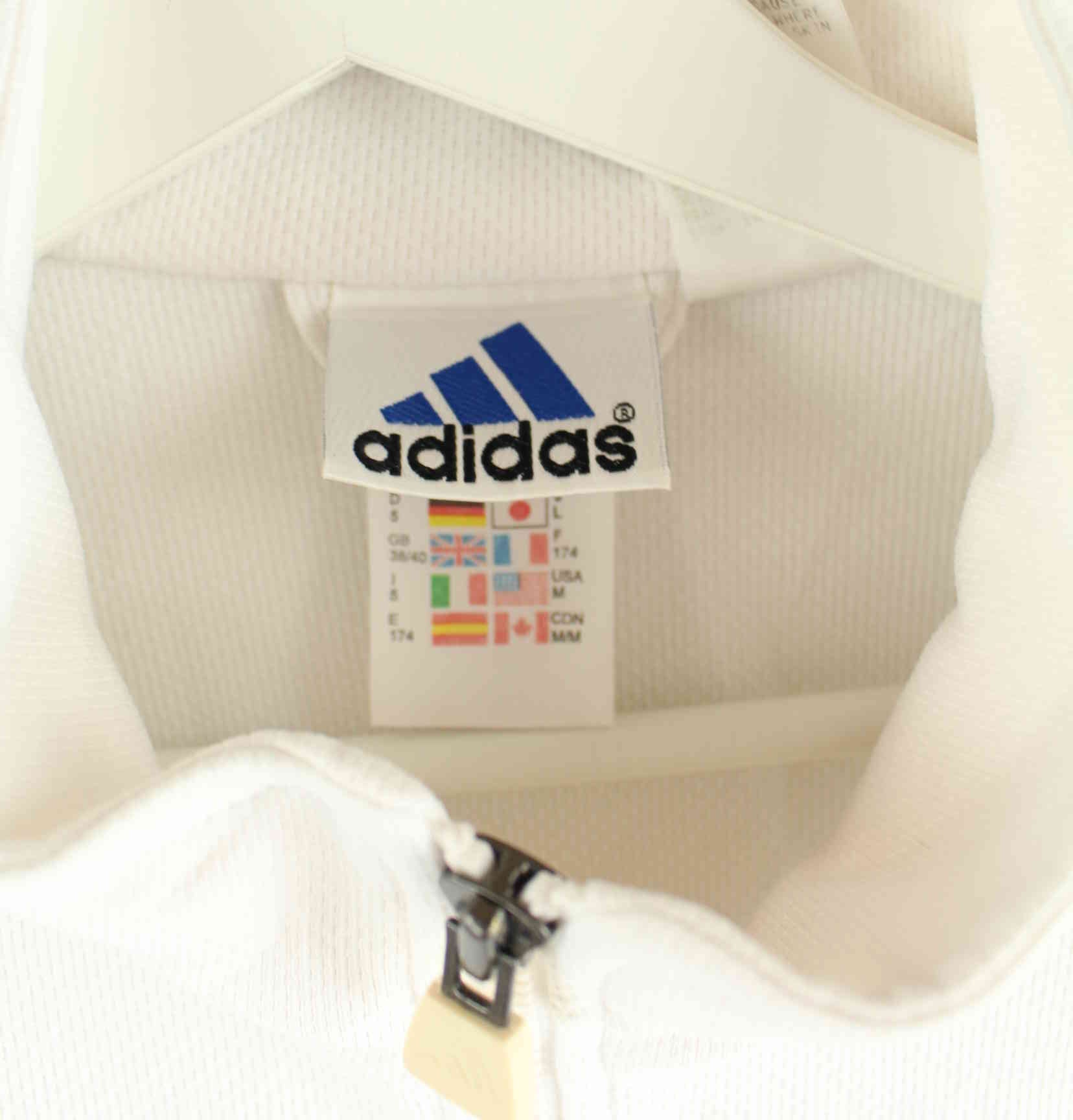 Adidas 90s Vintage Performance Trainingsjacke Weiß M (detail image 2)