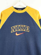 Nike 90s Vintage Logo Embroidered Sweater Blau XXL (detail image 3)