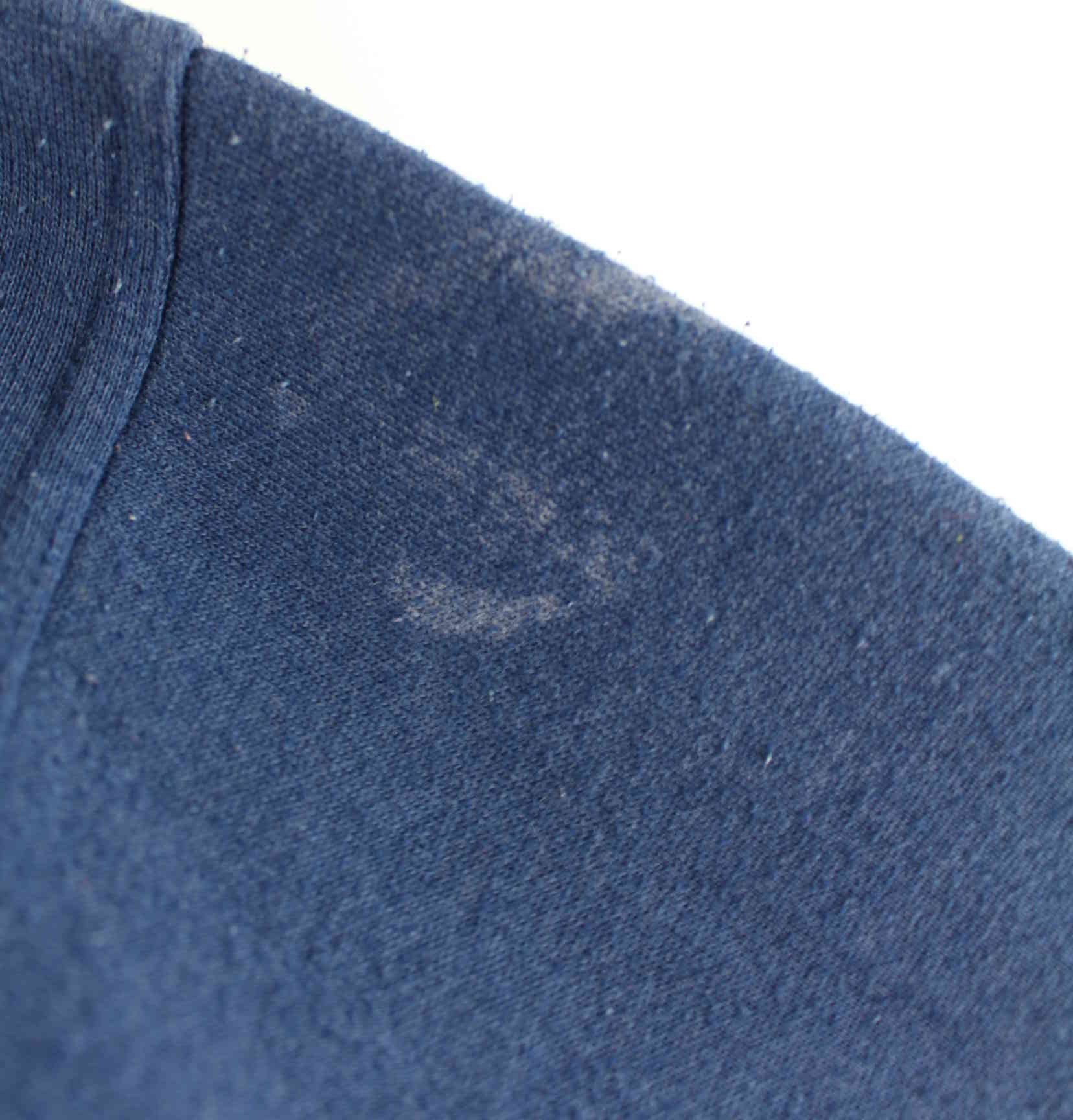 Nike 90s Vintage Logo Embroidered Sweater Blau XXL (detail image 7)