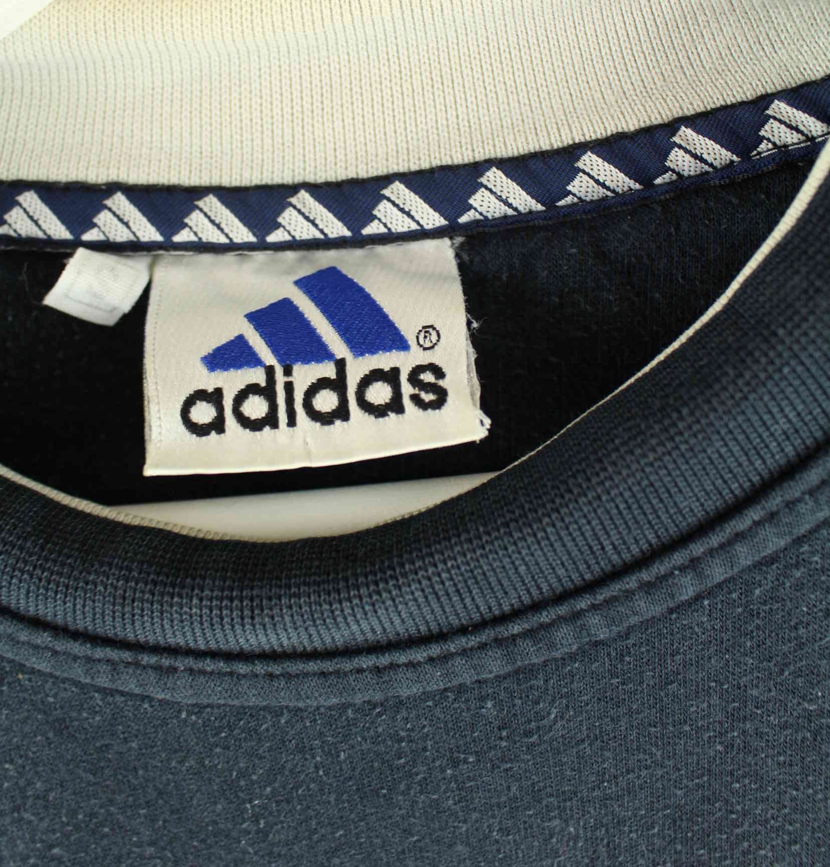 Adidas Equipment 90s Vintage Embroidered Sweater Blau S (detail image 2)