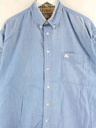 Burberry y2k Kurzarm Jeans Hemd Blau L (detail image 1)