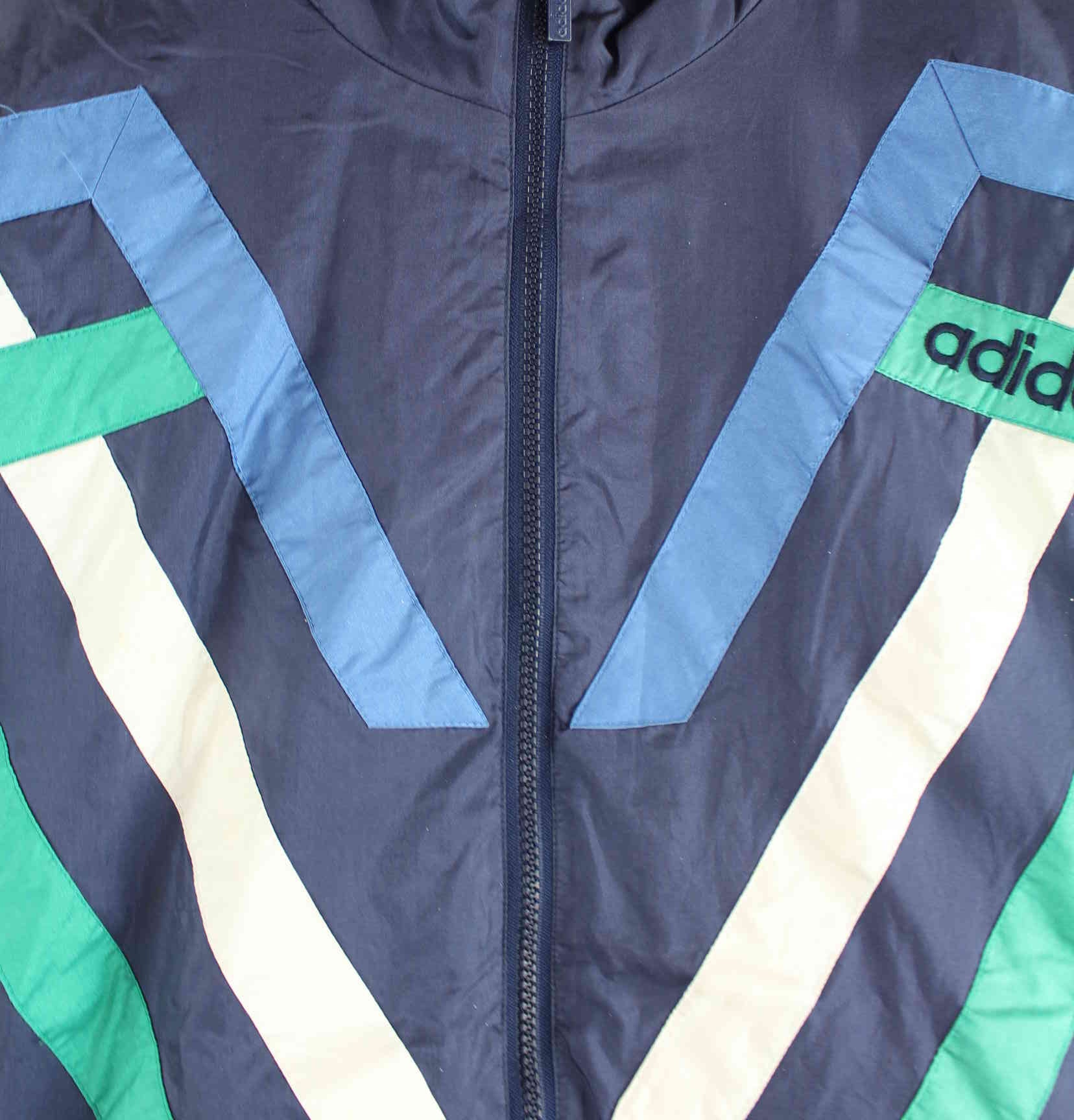 Adidas 80s Vintage Trainingsjacke Blau XXL (detail image 1)