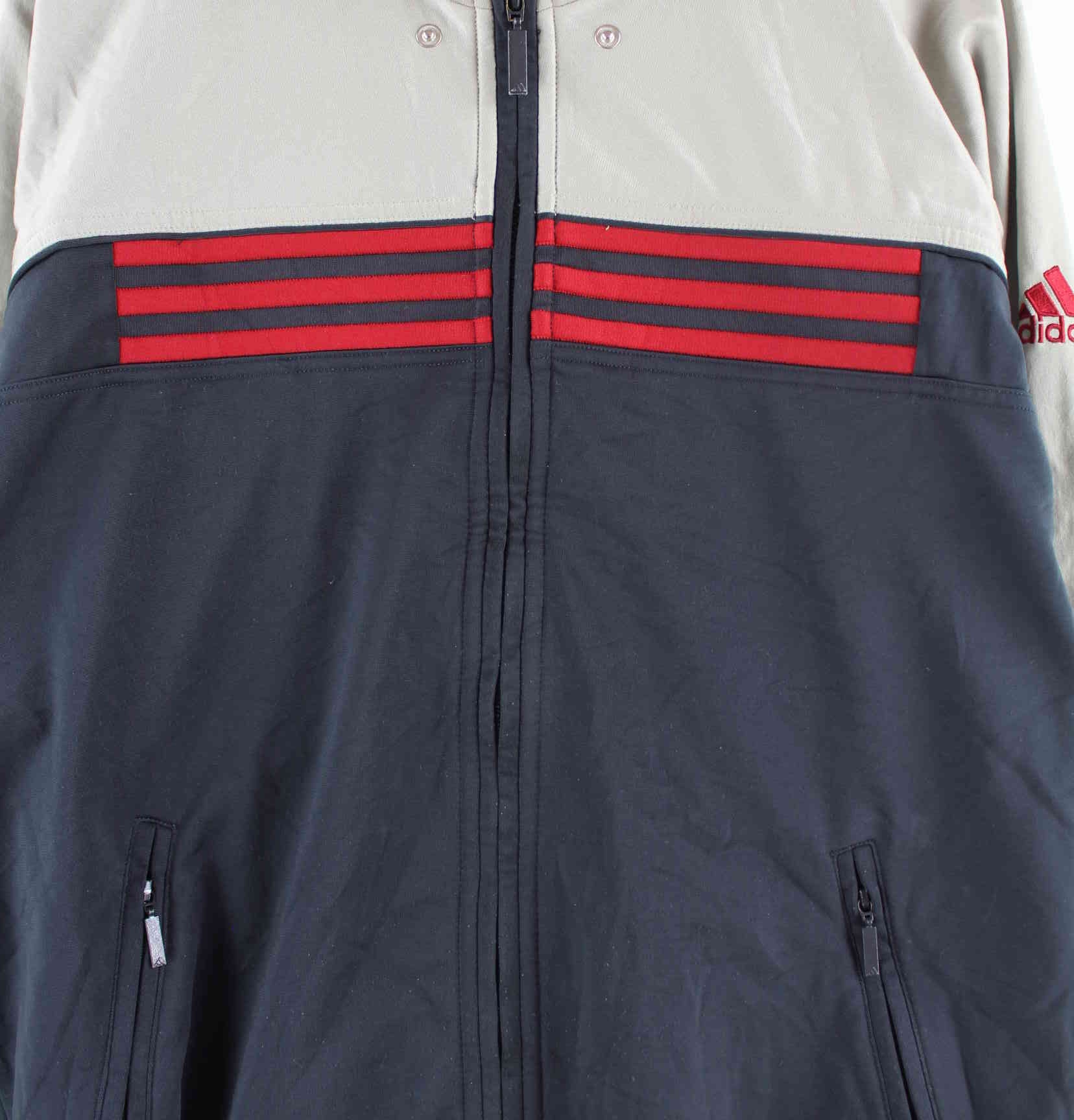 Adidas 90s Vintage Embroidered Performance Trainingsjacke Blau M (detail image 1)