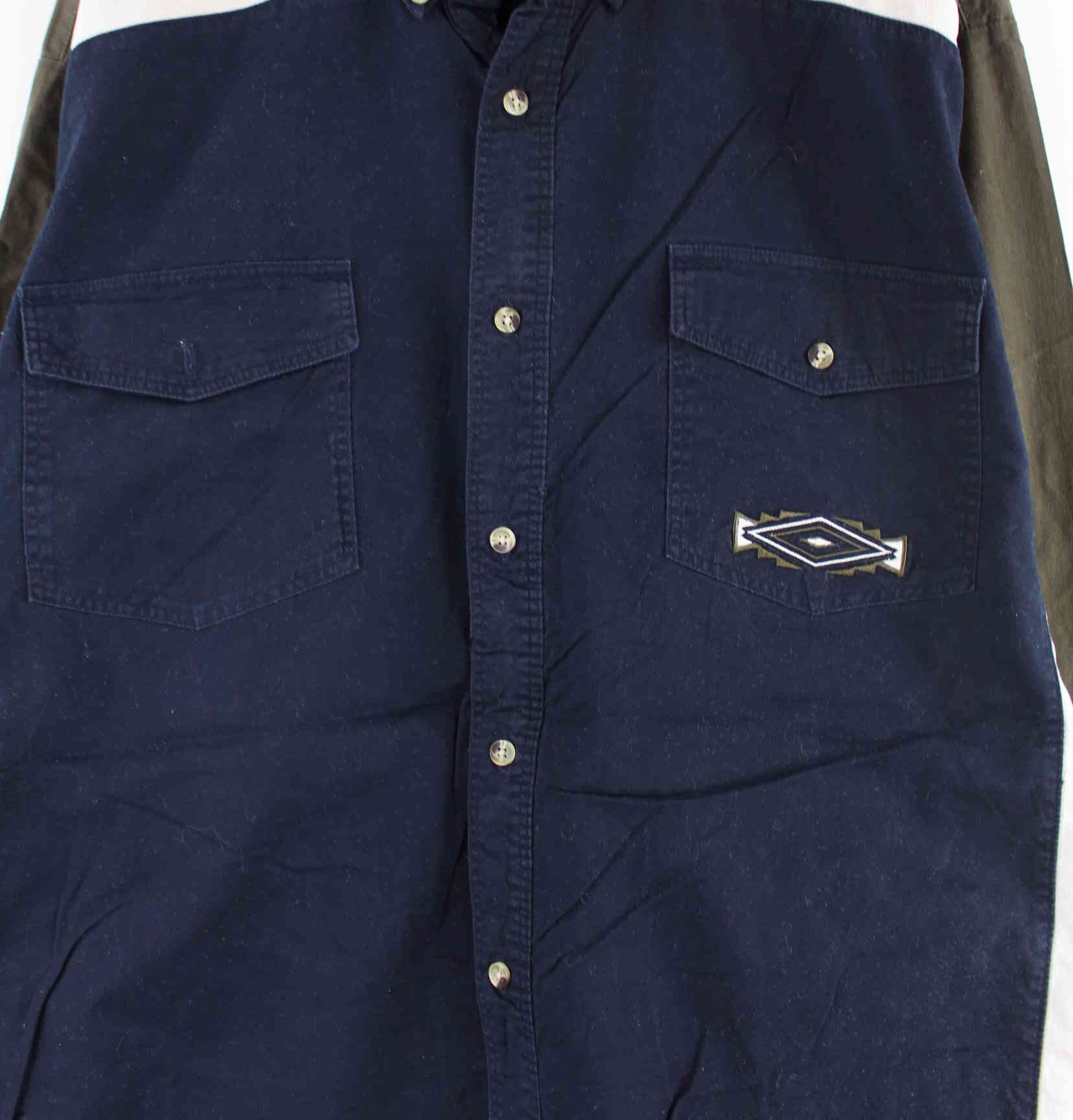 Wrangler 90s Vintage Embroidered Hemd Blau 3XL (detail image 1)