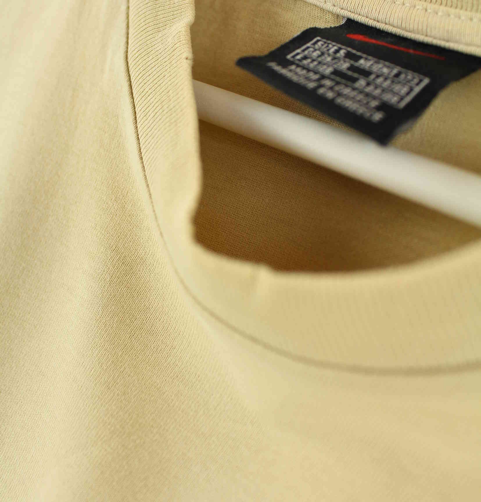 Nike 90s Vintage Basic Swoosh T-Shirt Beige S (detail image 3)