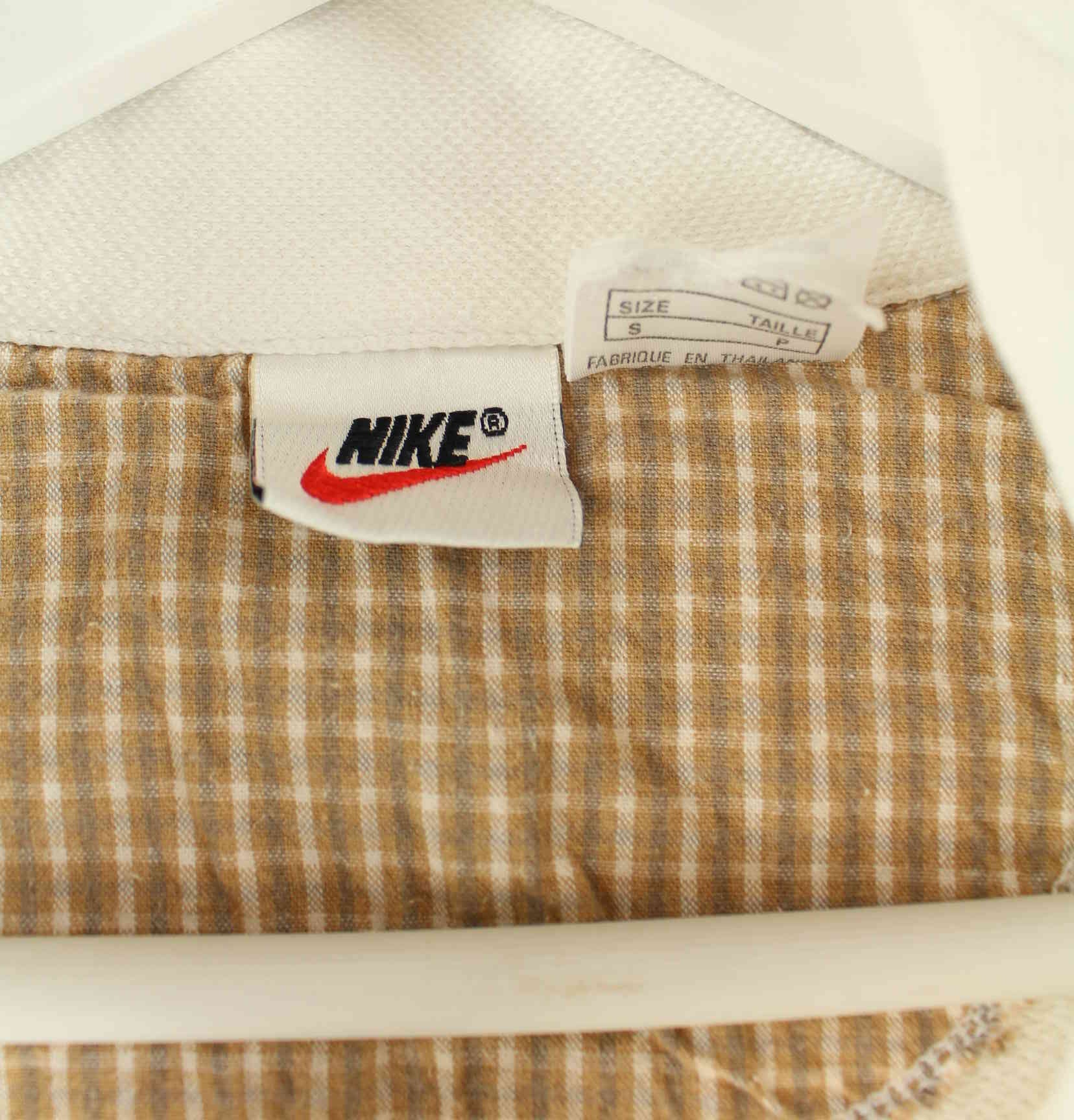 Nike 90s Vintage Court Embroidered Sweater Weiß S (detail image 5)