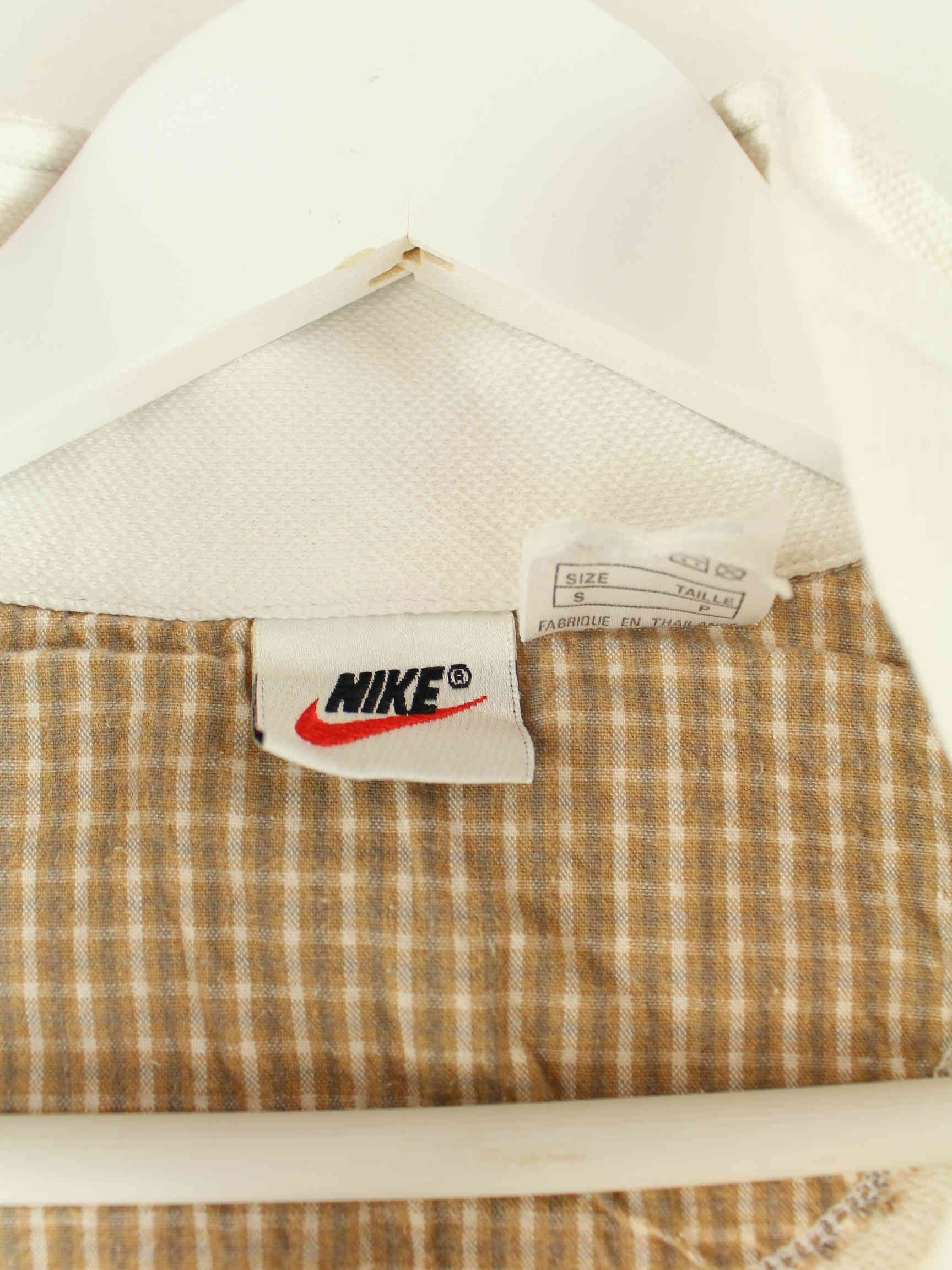 Nike 90s Vintage Court Embroidered Sweater Weiß S (detail image 5)