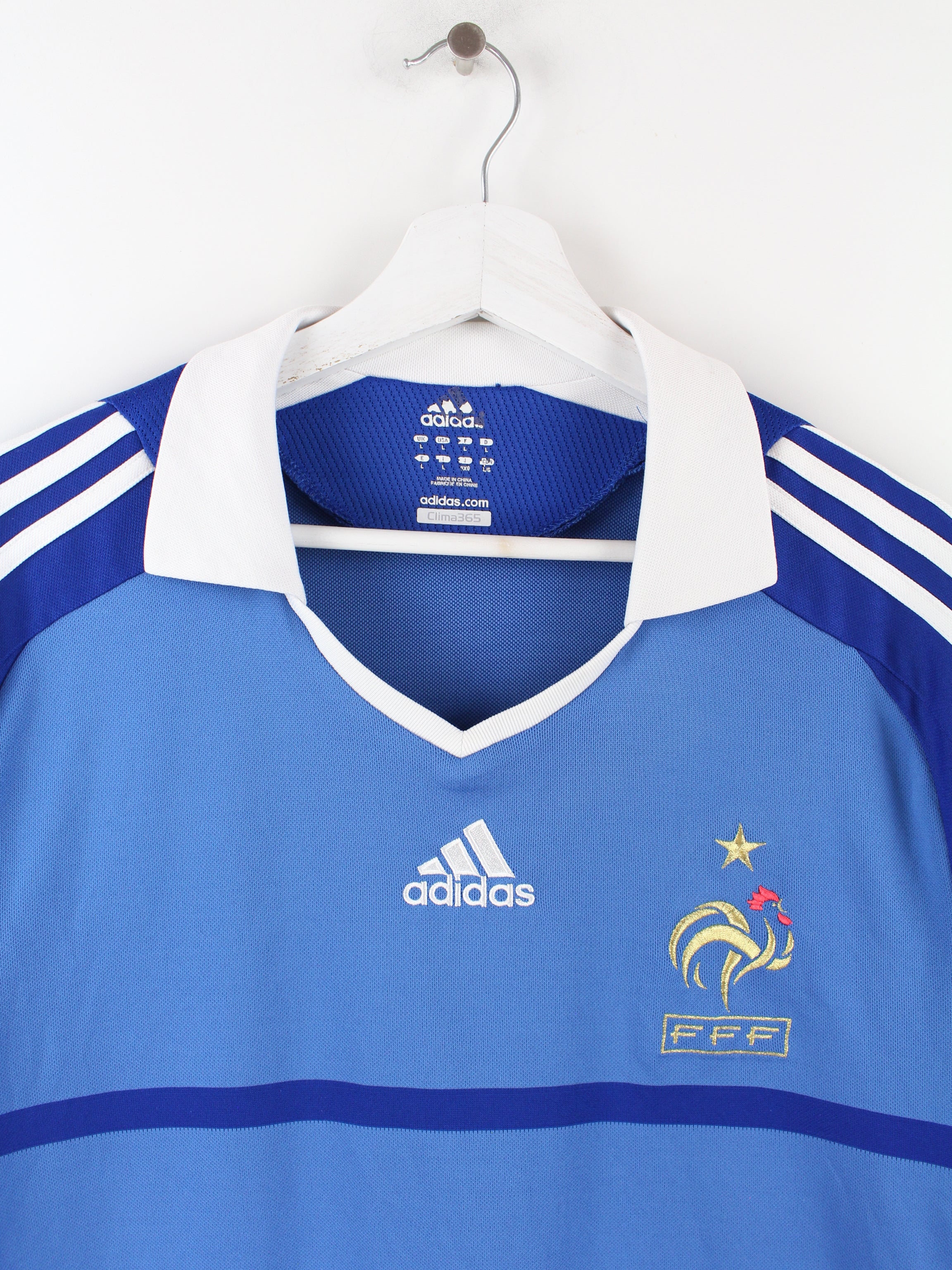 Adidas FFF France Jersey Blue L