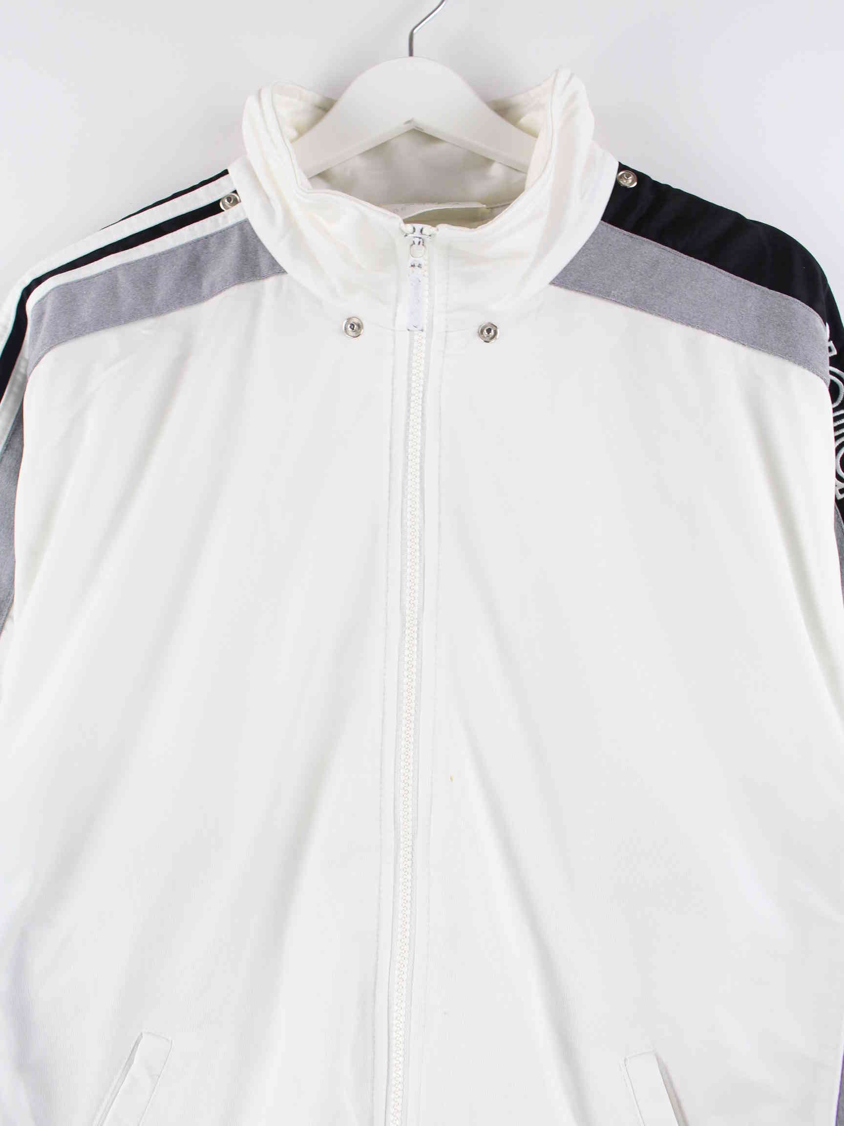 Adidas 80s Vintage Short Sleeve Track Jacket White L – Peeces