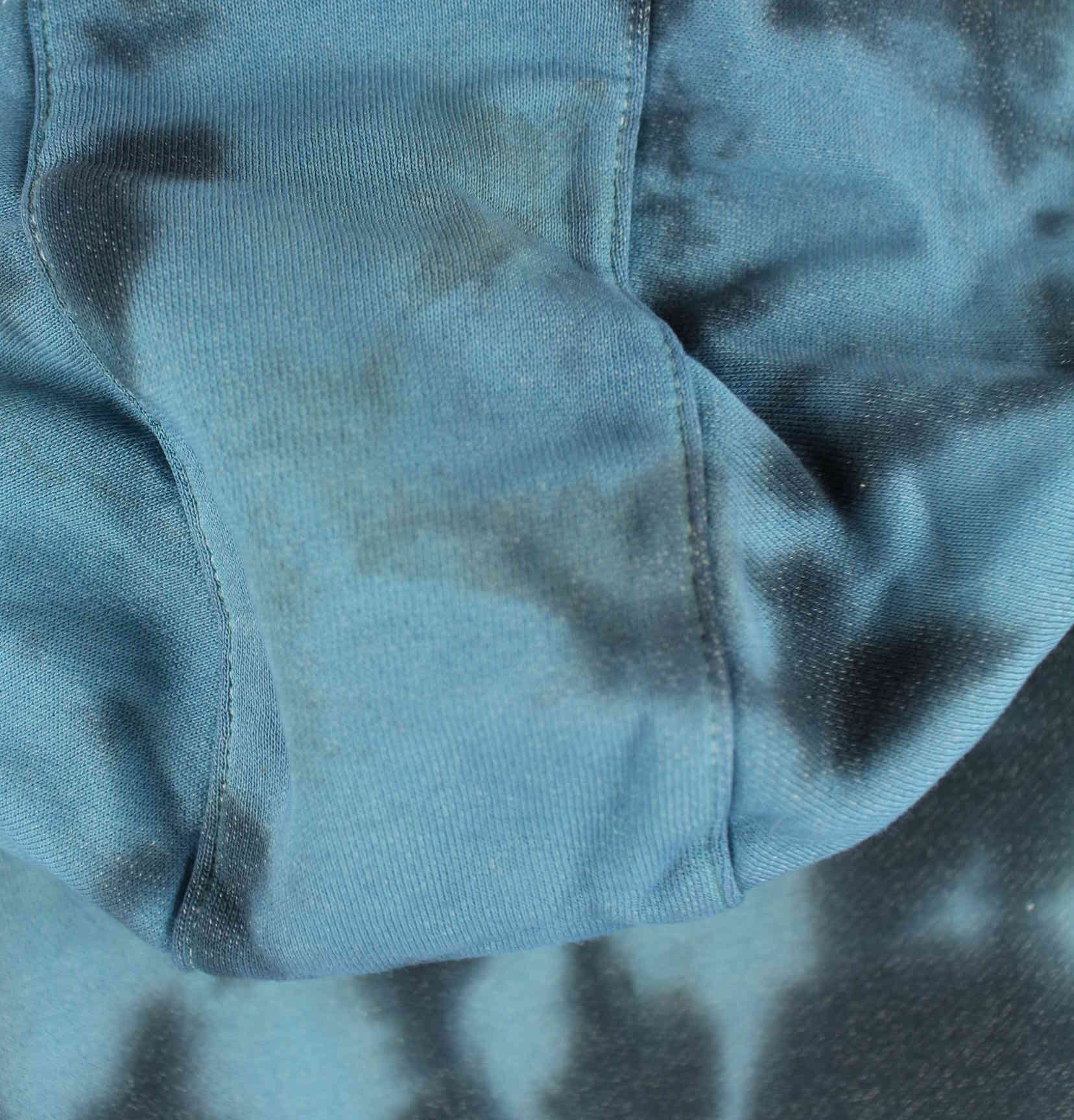 Nike 00s Embroidered Tie Dye Hoodie Blau M (detail image 4)