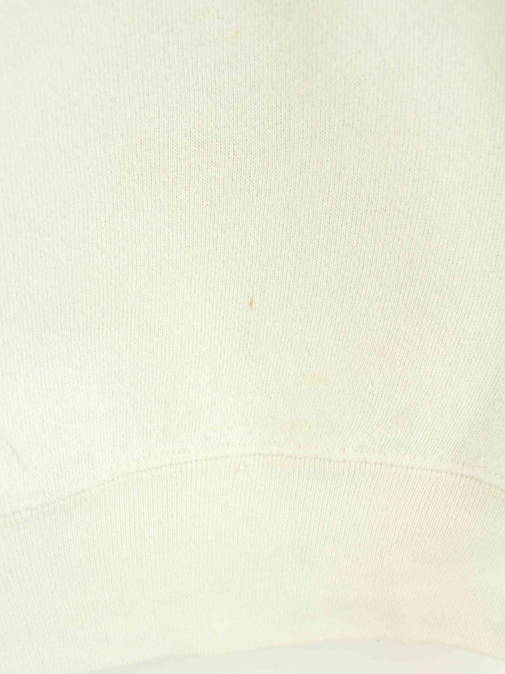 Vintage 80s Deutschland Embroidered Sweater Weiß L (detail image 3)