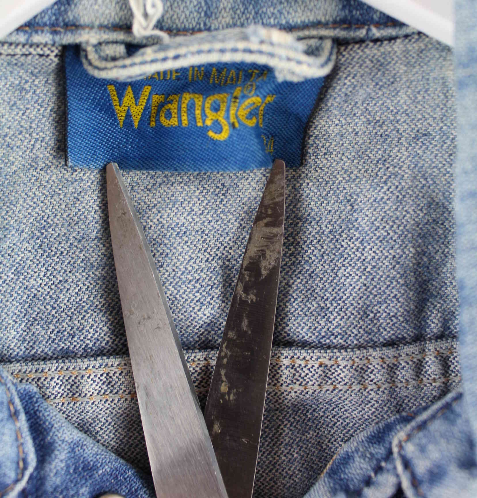 Wrangler Damen 90s Vintage Denim Jacke Blau XS (detail image 2)