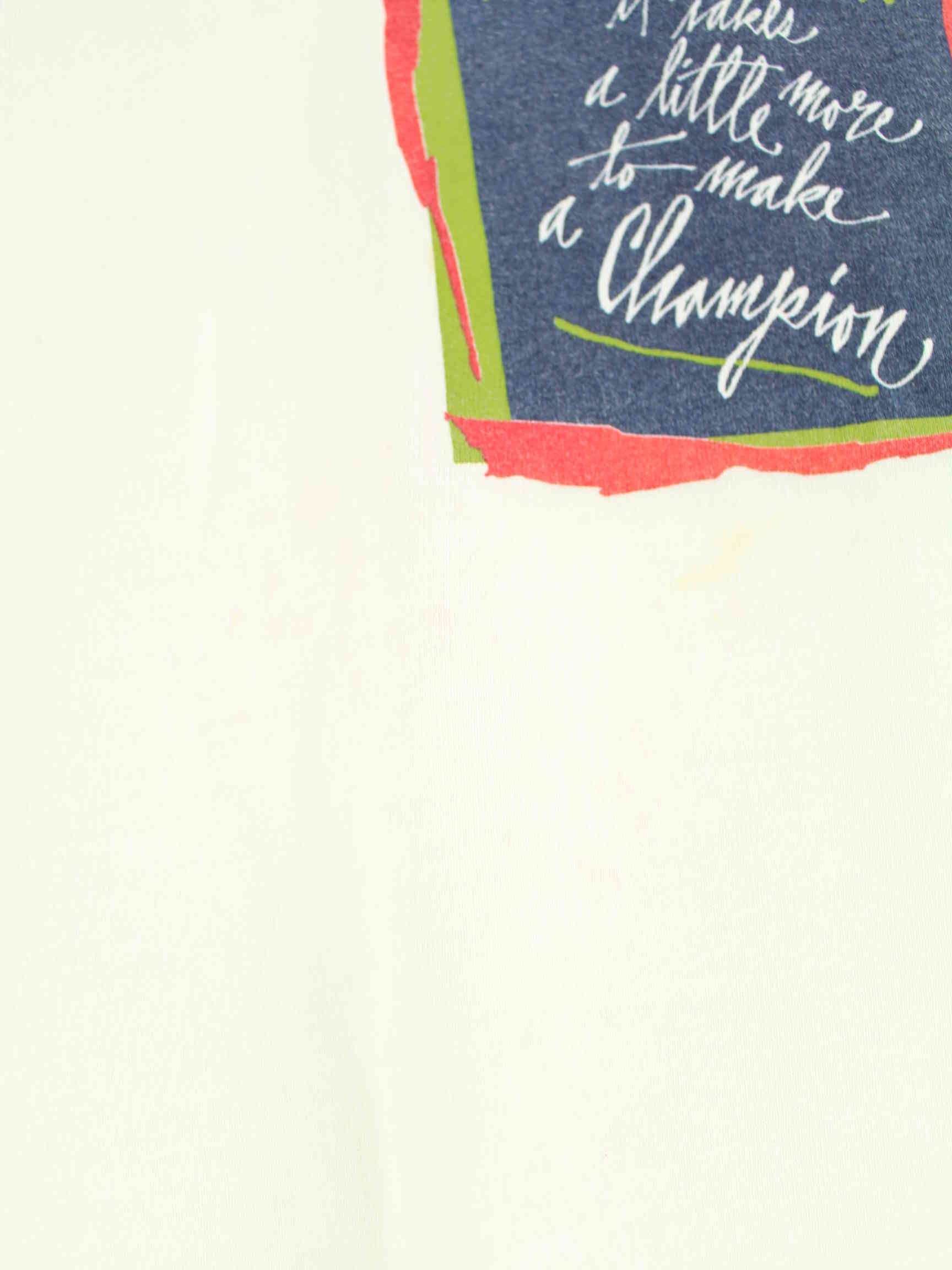 Champion Print T-Shirt Weiß 4XL (detail image 2)