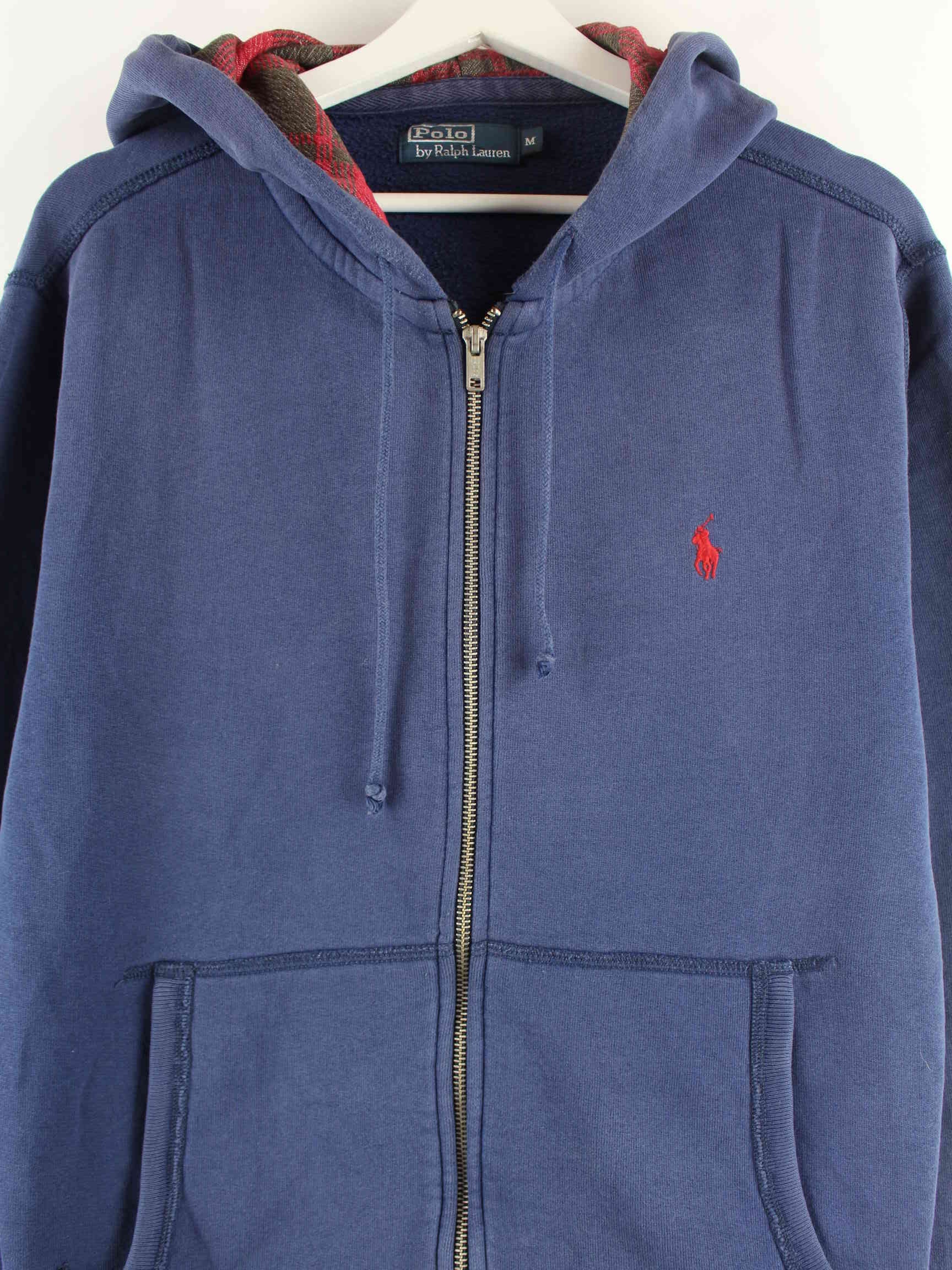 Ralph Lauren y2k Zip Hoodie Blue M – Peeces