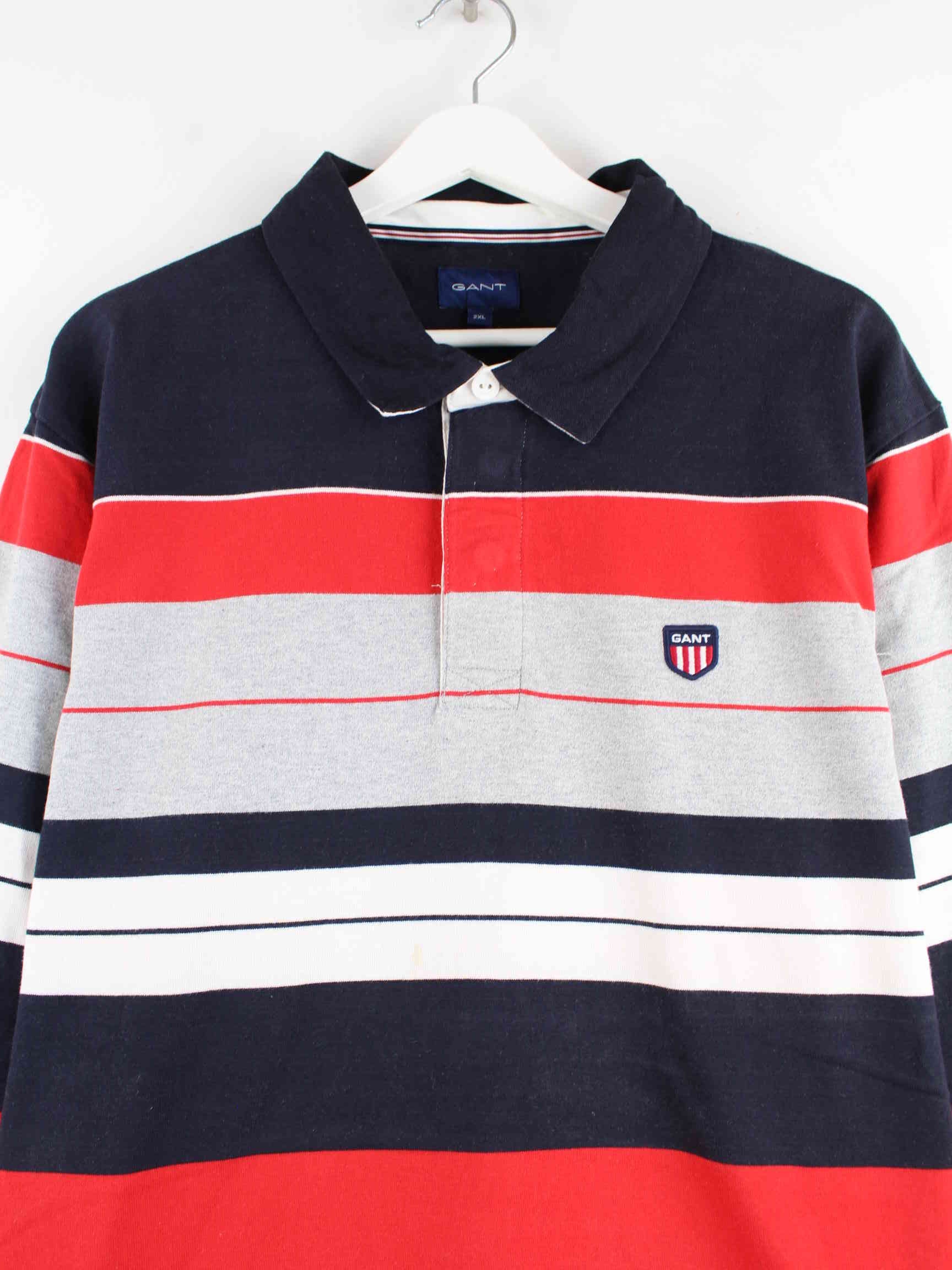 Gant Striped Langarm Polo Mehrfarbig XXL (detail image 1)