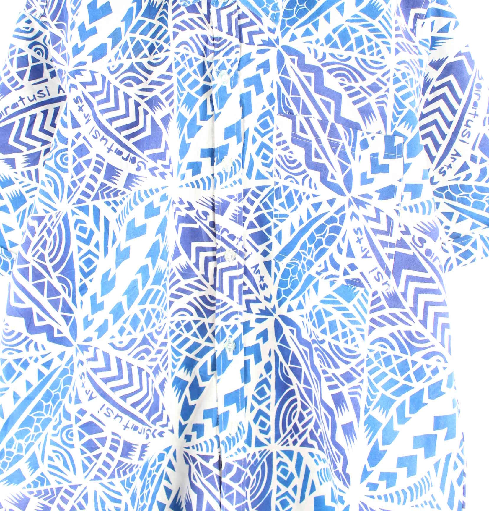 Vintage y2k Hawaii Hemd Blau 4XL (detail image 1)