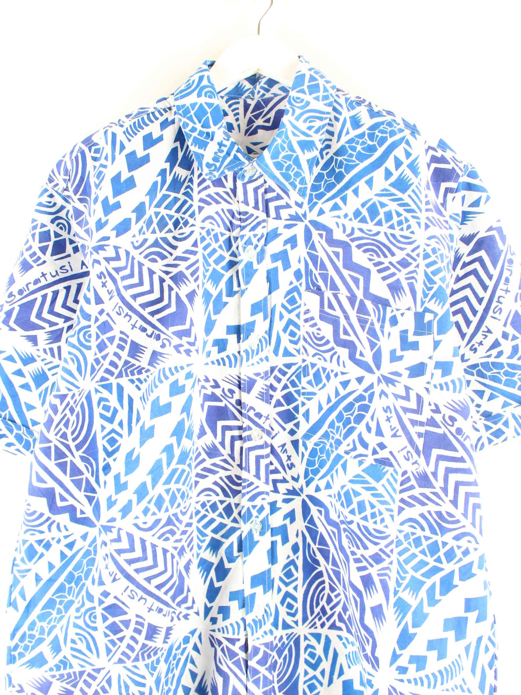 Vintage y2k Hawaii Hemd Blau 4XL (detail image 1)