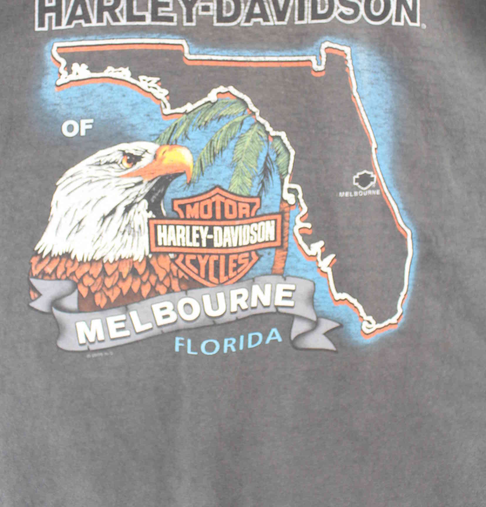 Harley Davidson 2000 Vintage Melbourne Print Tank Top Grau XXL (detail image 7)