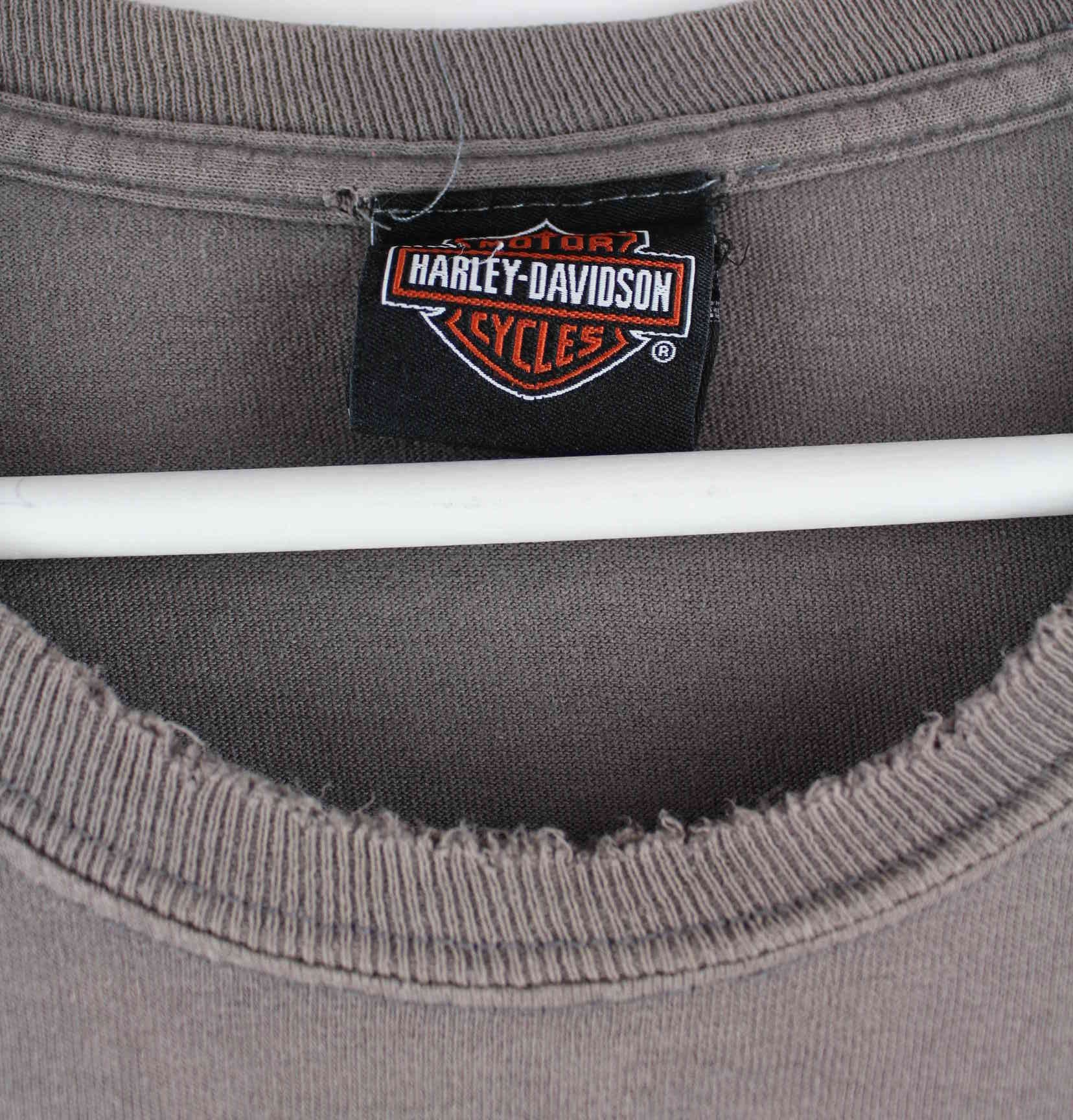 Harley Davidson y2k Nashville Print Sweatshirt Braun L (detail image 2)