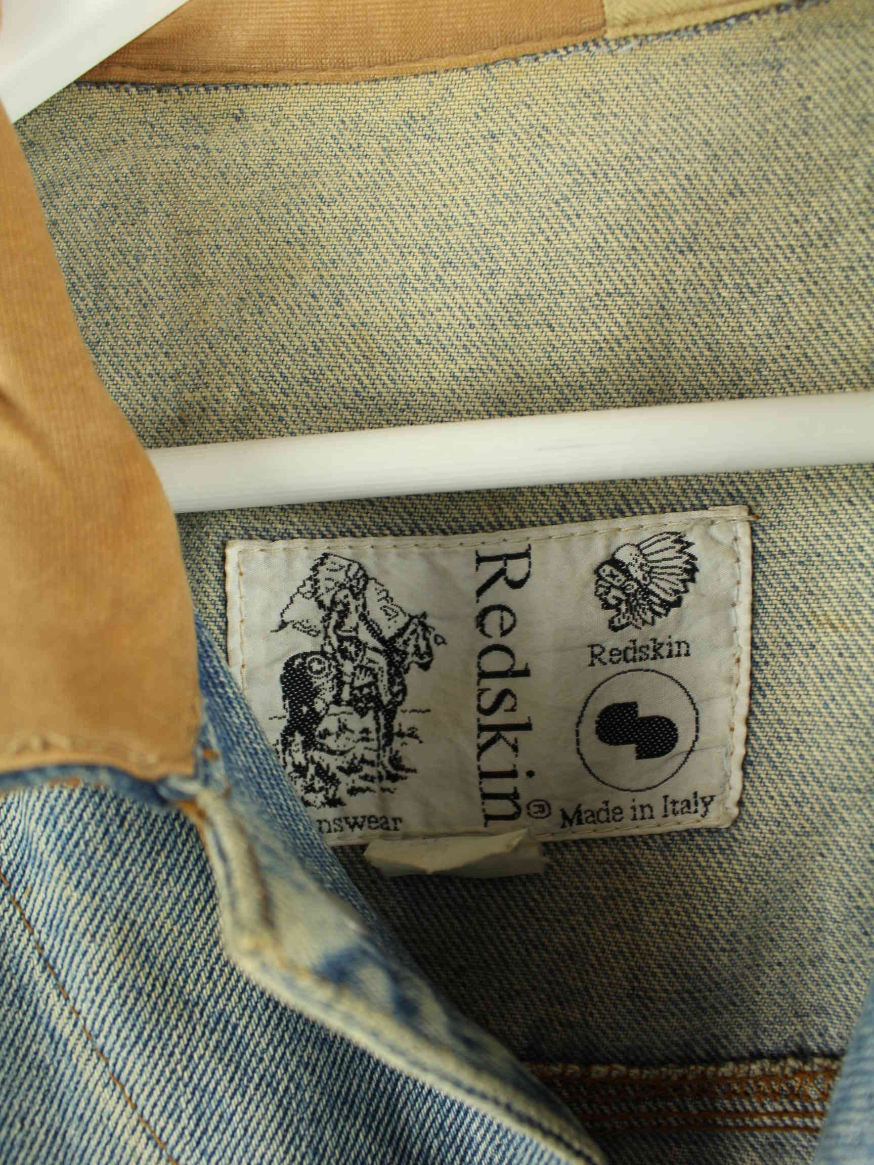 Redskins 90s Vintage Jeans Jacke Blau S (detail image 3)