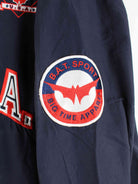 Vintage 00s Bat Sports Embroidered Jacke Blau XXL (detail image 3)