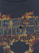 Harley Davidson y2k Print T-Shirt Schwarz XL (detail image 3)