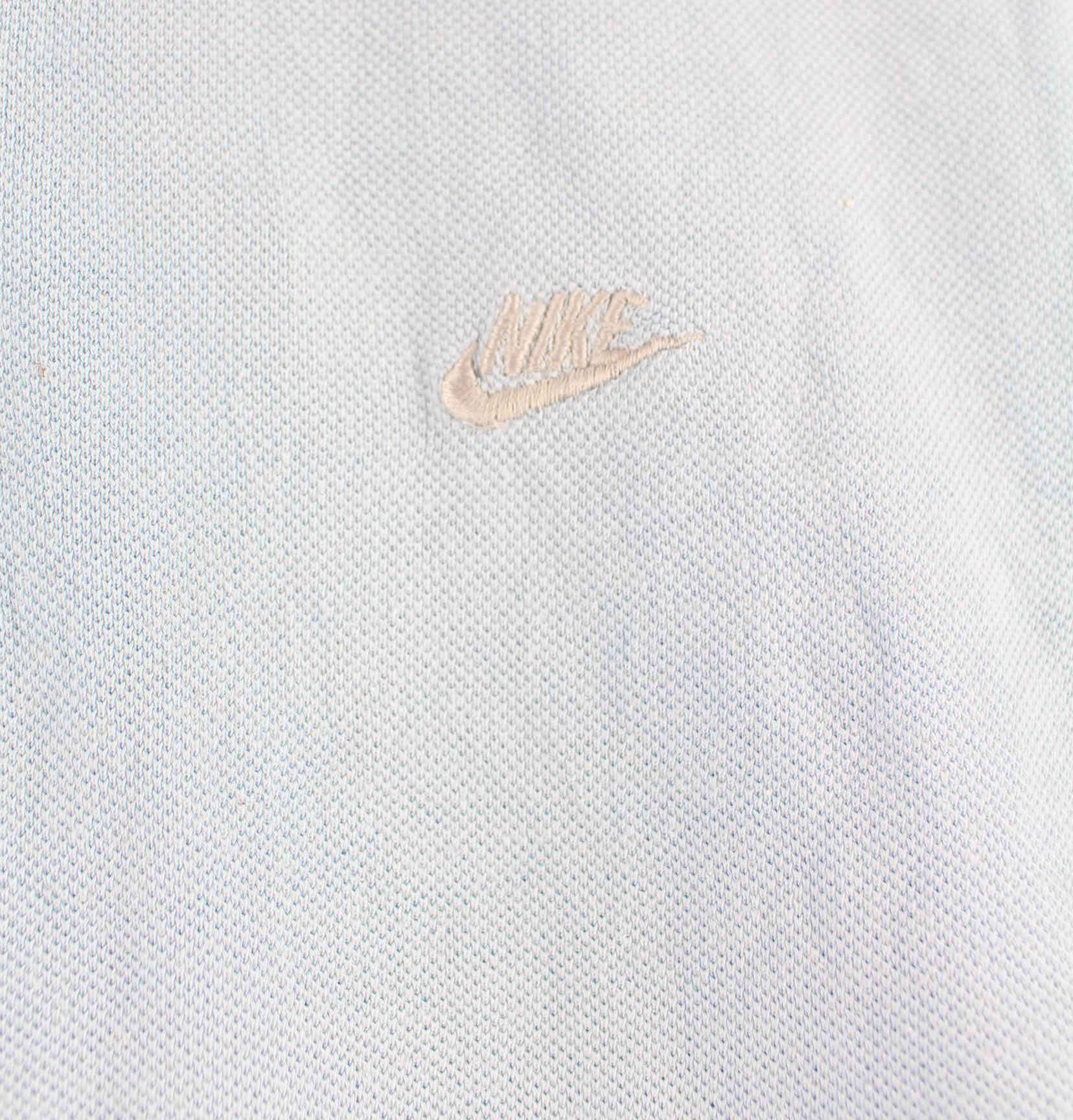 Nike 70s Vintage Embroidered Polo Blau XS (detail image 2)
