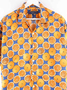 Vintage 90s Orange Pattern Hawaii Hemd Orange L (detail image 1)