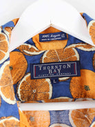Vintage 90s Orange Pattern Hawaii Hemd Orange L (detail image 2)