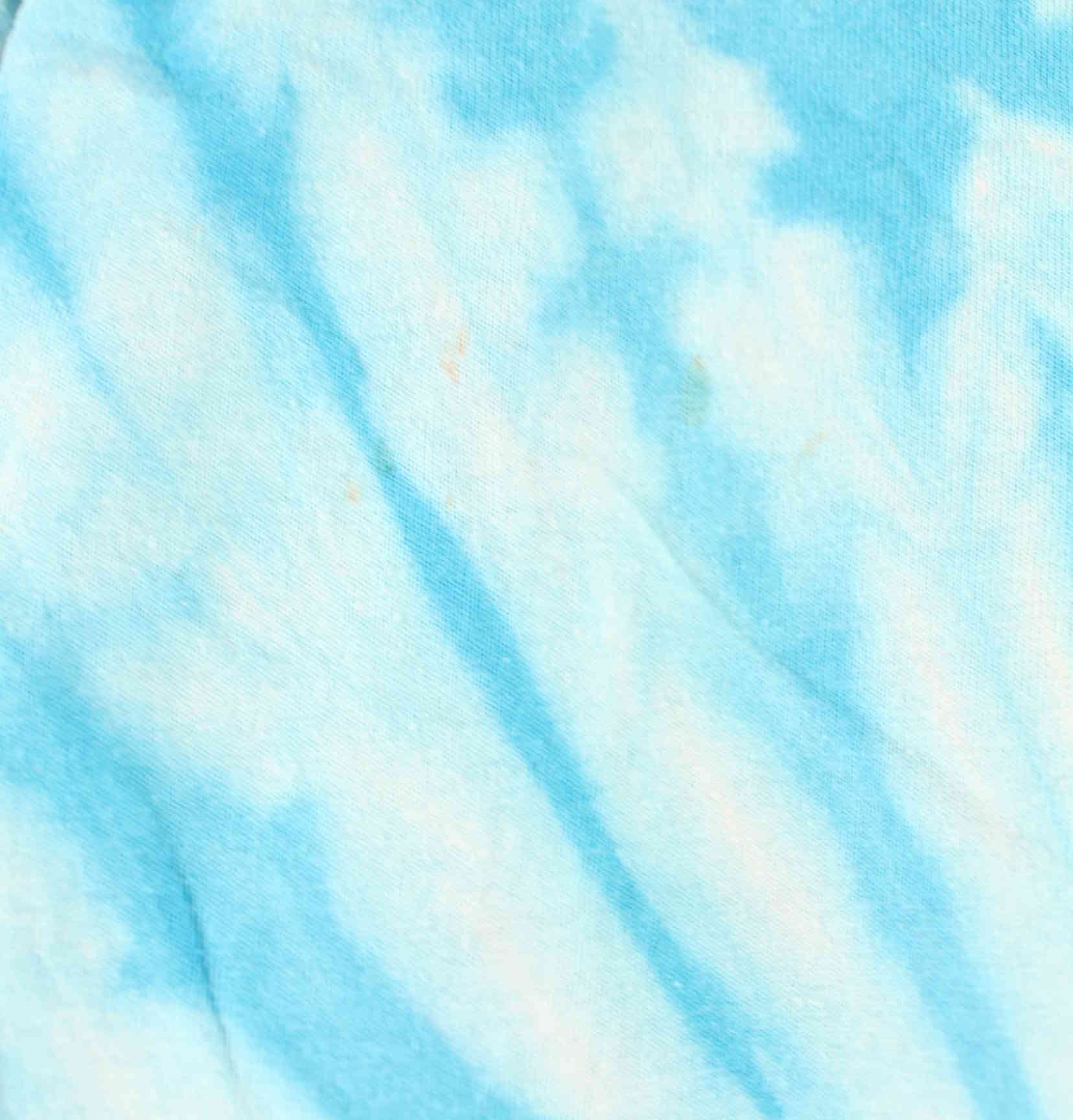 Gildan Street Embroidered Tie Dye T-Shirt Blau XL (detail image 2)