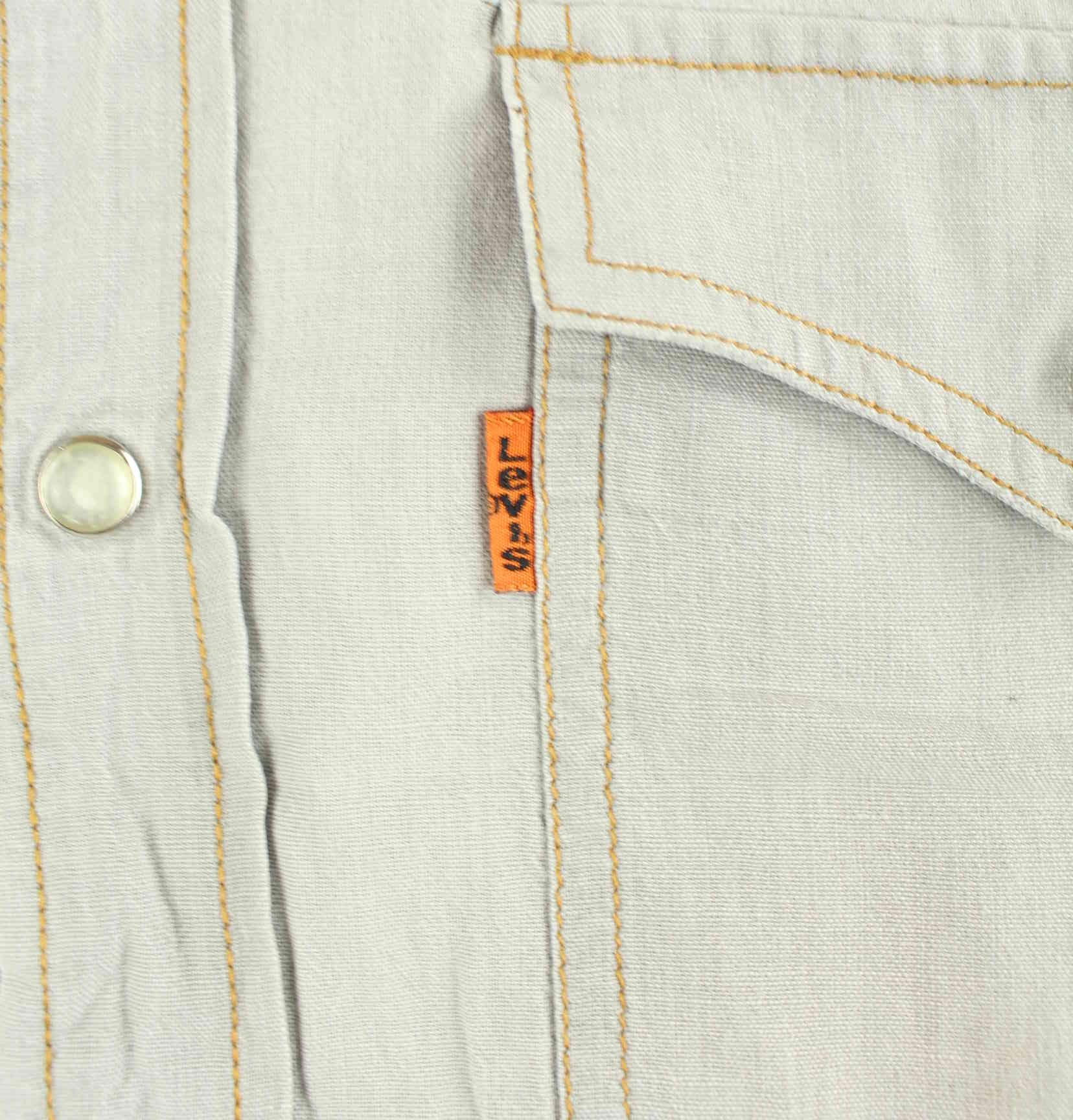 Levi's 90s Vintage Orange Tab Hemd Grau XL (detail image 3)