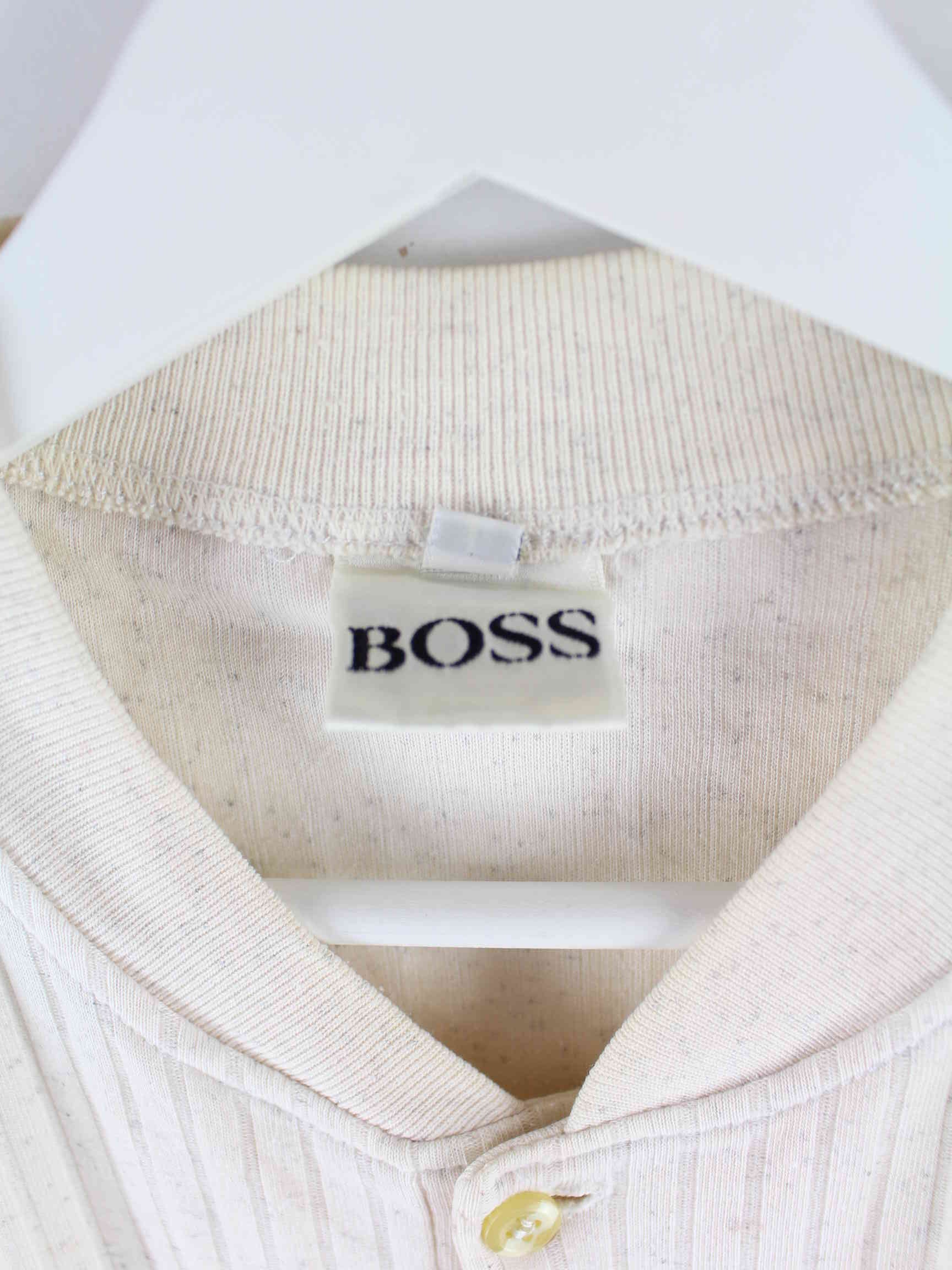 Hugo Boss 90s Vintage T-Shirt Beige L (detail image 3)