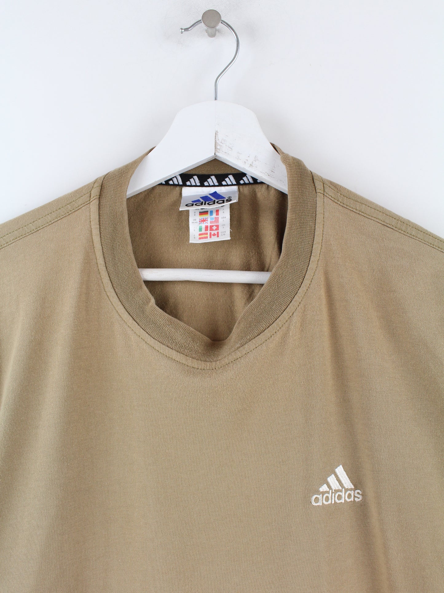 Adidas 90s Basic T-Shirt Brown XL