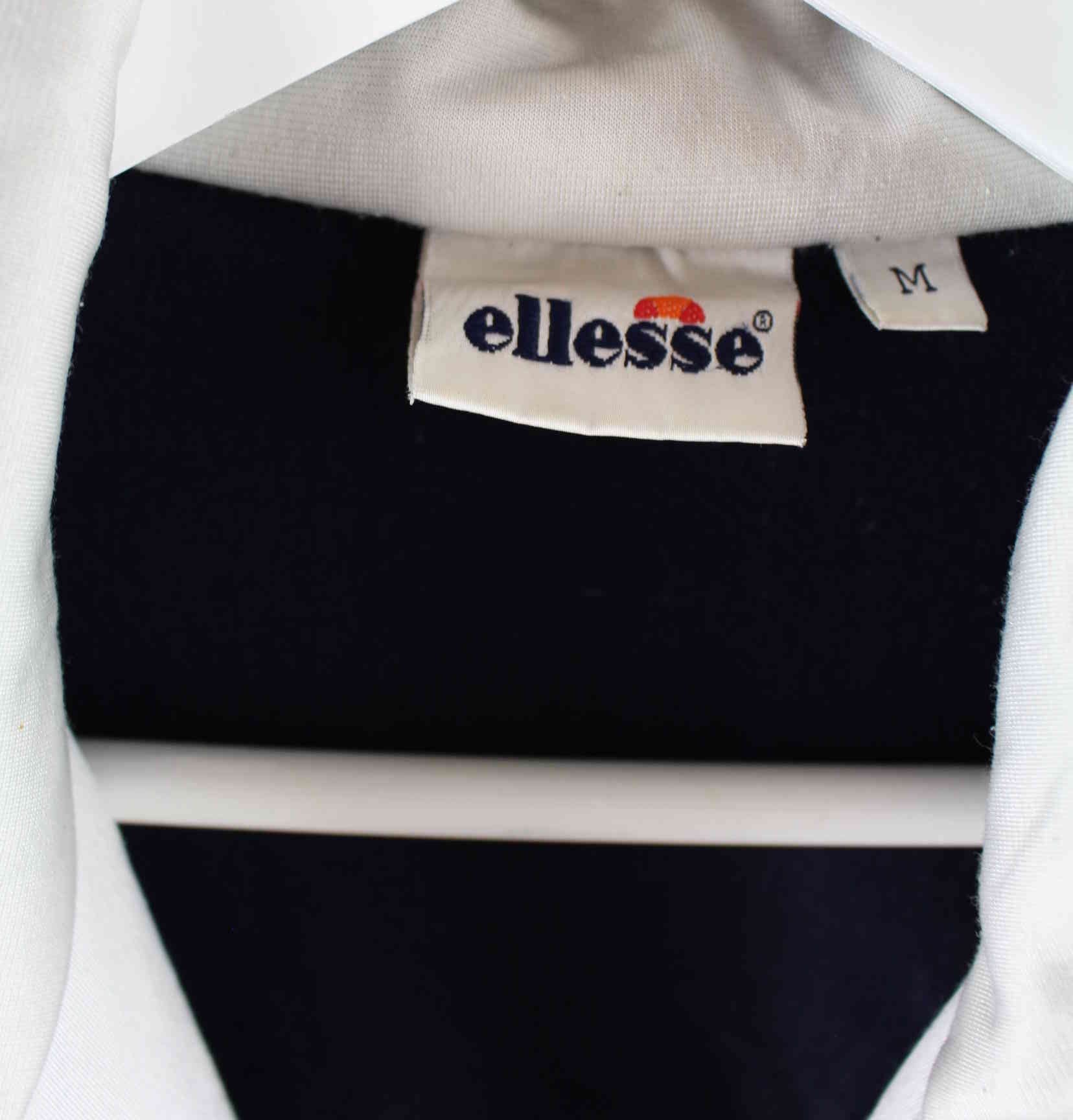 Ellesse 90s Vintage Embroidered Tape Trainingsjacke Blau M (detail image 2)