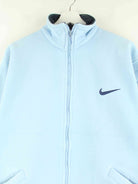 Nike 90s Vintage Embroidered Sweatjacke Blau L (detail image 1)